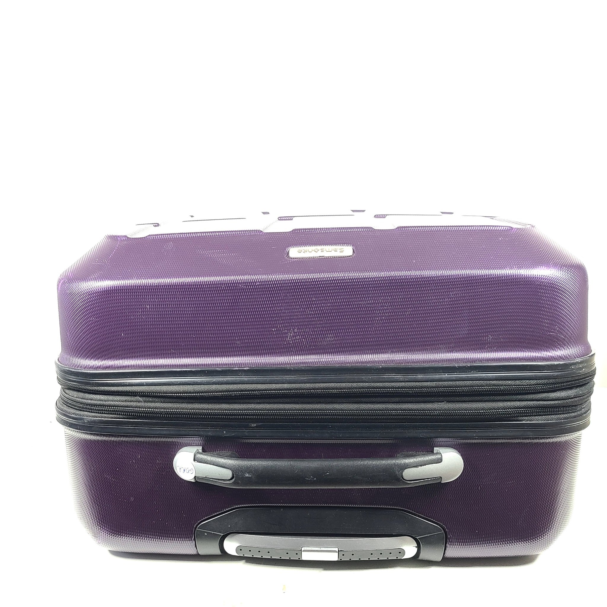 Samsonite 31" Large Spinner Luggage Hardshell Light Expanding 3D Design Purple