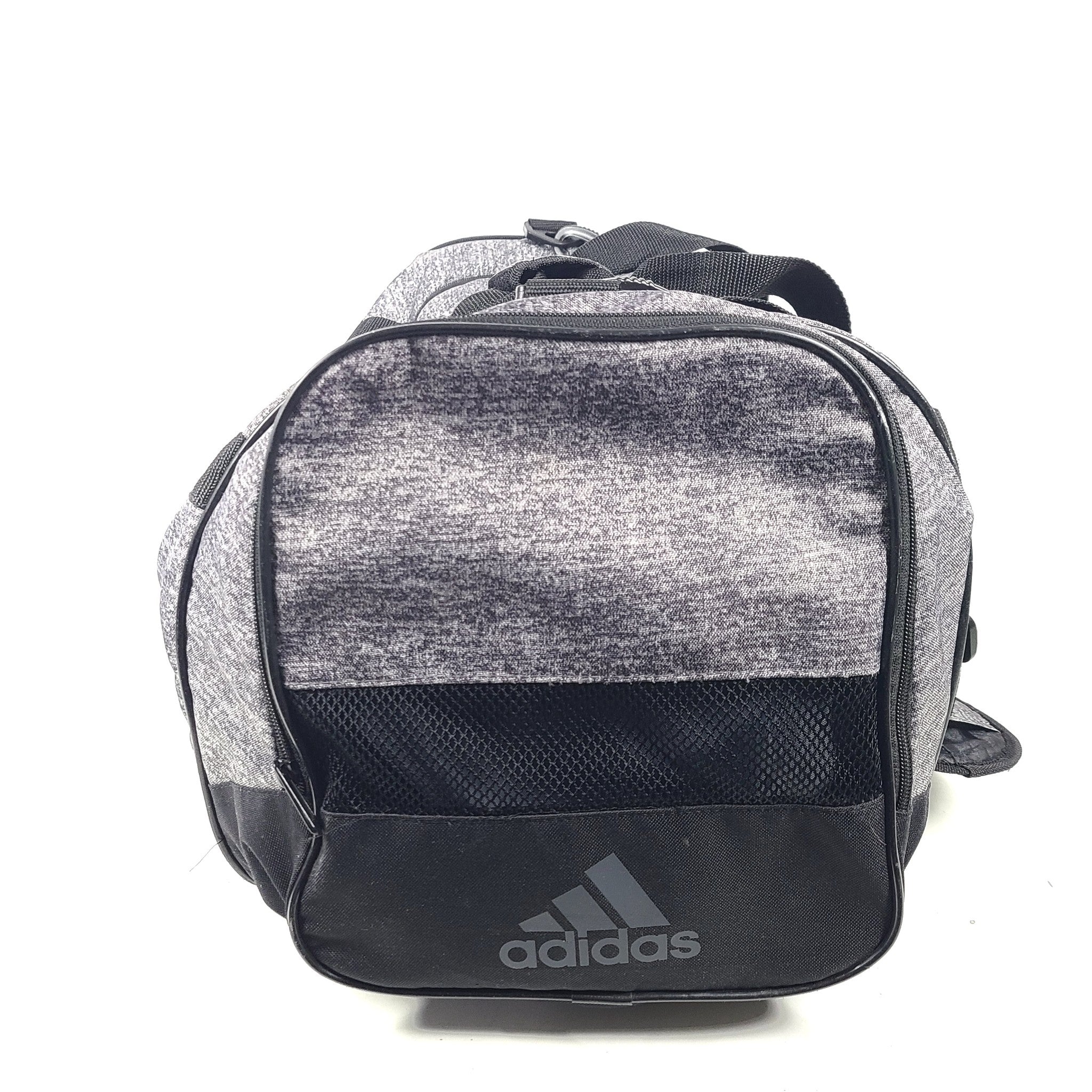 Adidas Defender Duffle Bag Training Gym Packable Water-Resistant Gray
