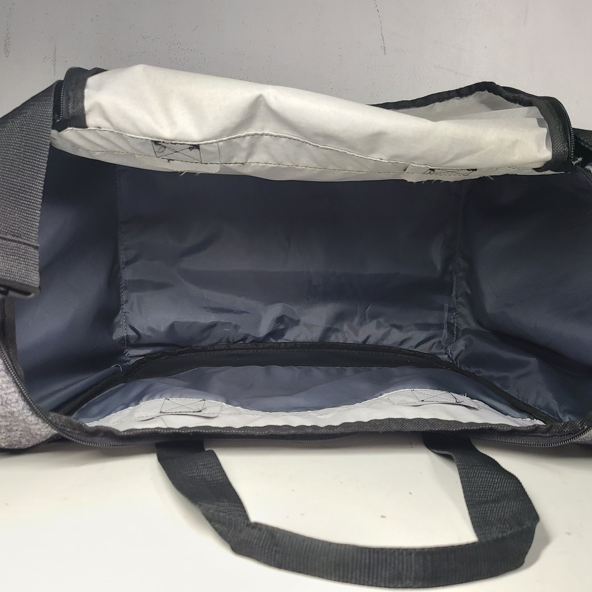 Adidas Defender Duffle Bag Training Gym Packable Water-Resistant Gray