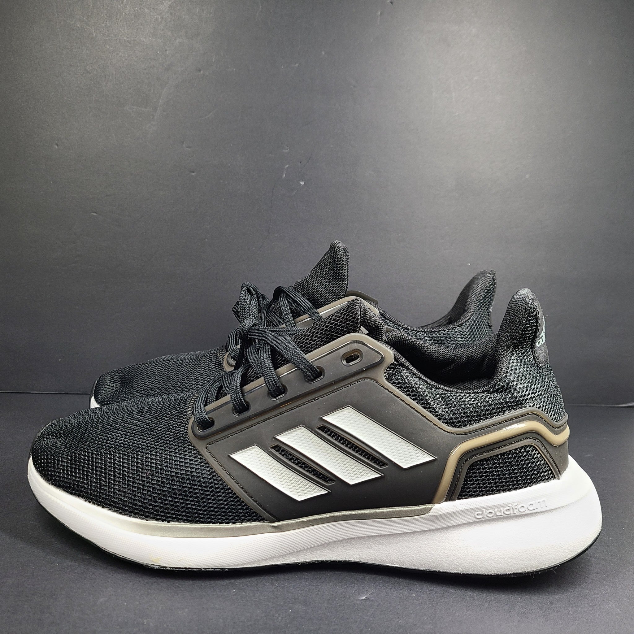 adidas Men's EQ19 Run 'Black White' H00924 Sneakers Running Shoes Sz 9