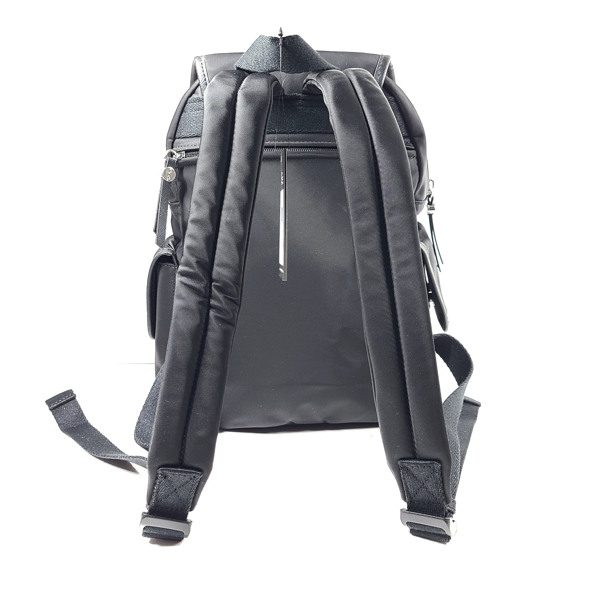 Karl Lagerfeld Paris Amour Medium Backpack Nylon LH4KE7DH Logo Design Black