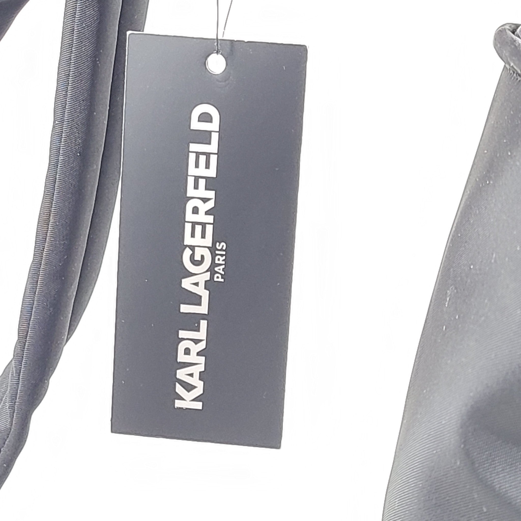 Karl Lagerfeld Paris Amour Medium Backpack Nylon LH4KE7DH Logo Design Black