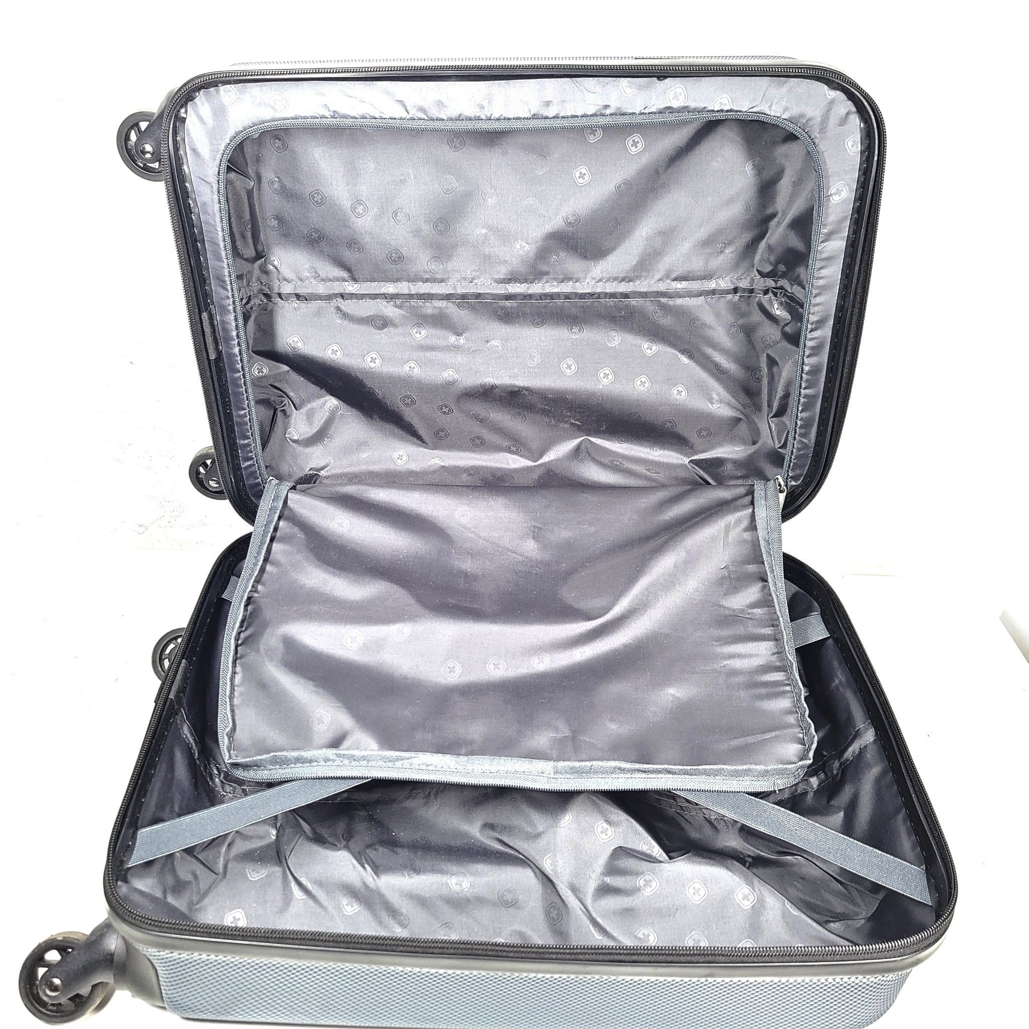 Swiss Gear 21" Spinner Carry On Cabin Luggage Lightweight Hard Shell Blue