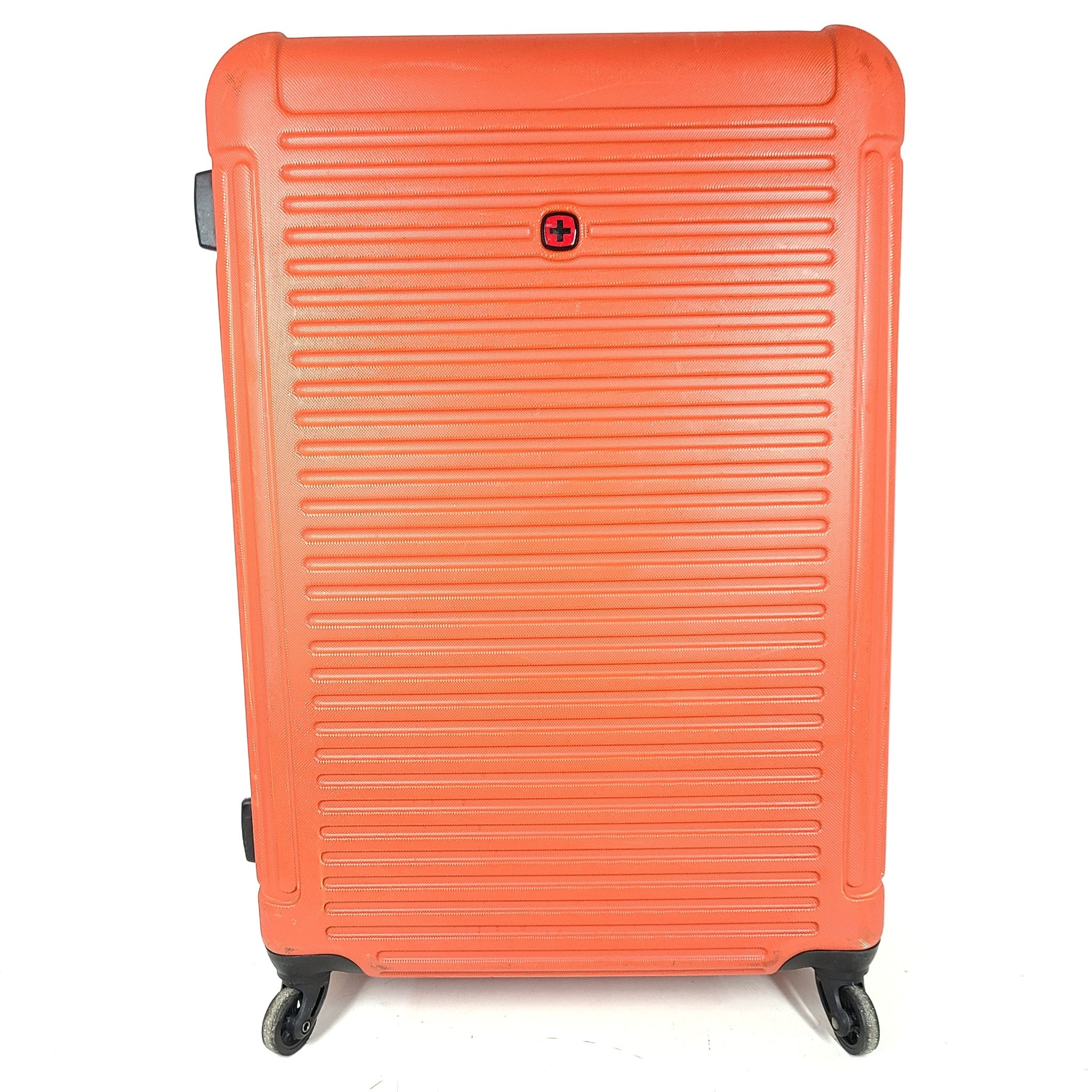 Swissgear 30" Large Hardside Spinner Suitcase Lightweight Expanding Luggage Red