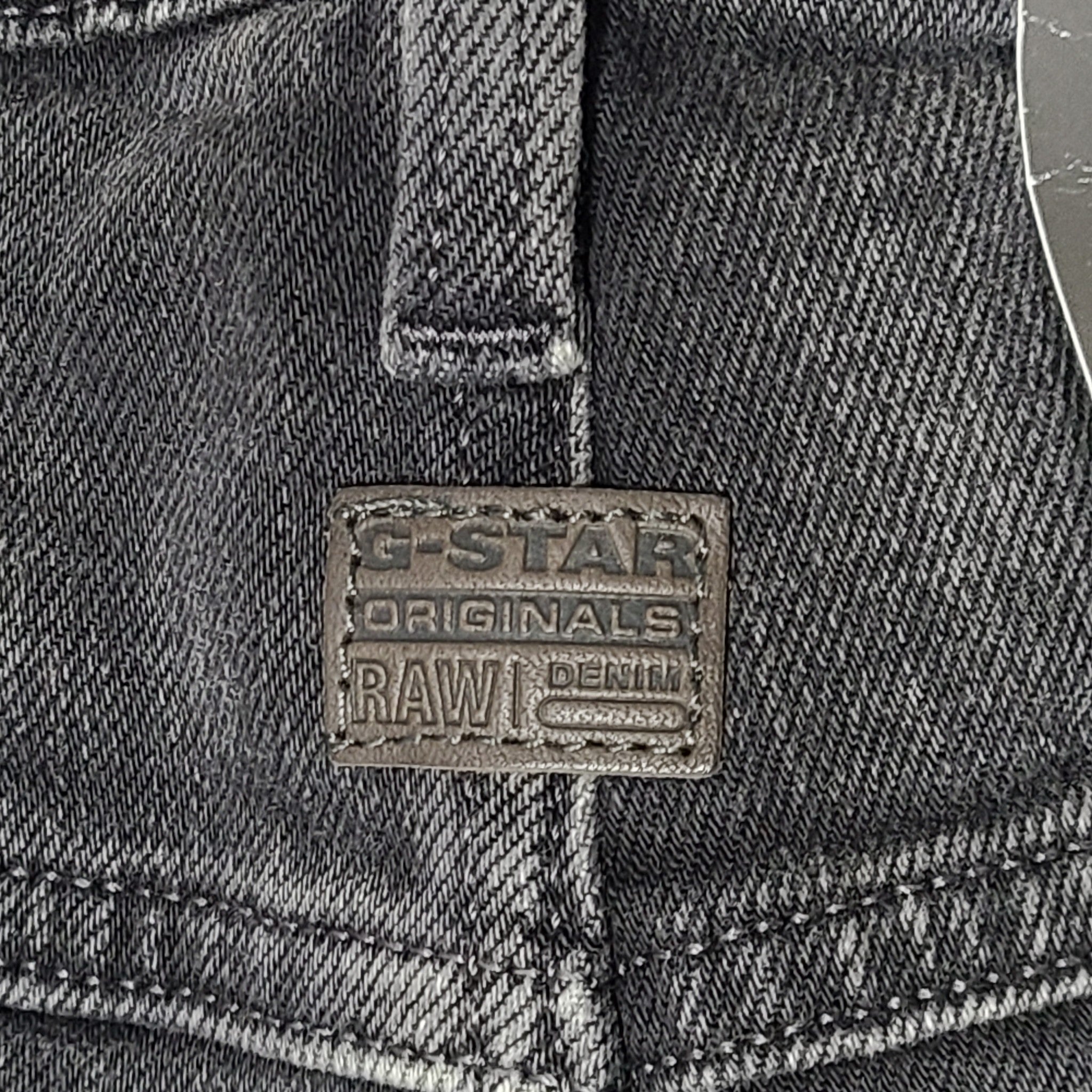 G-Star Men's 5620 3D Slim Jeans Pants Distressed Stretch Skinny Black Sz 34 x32