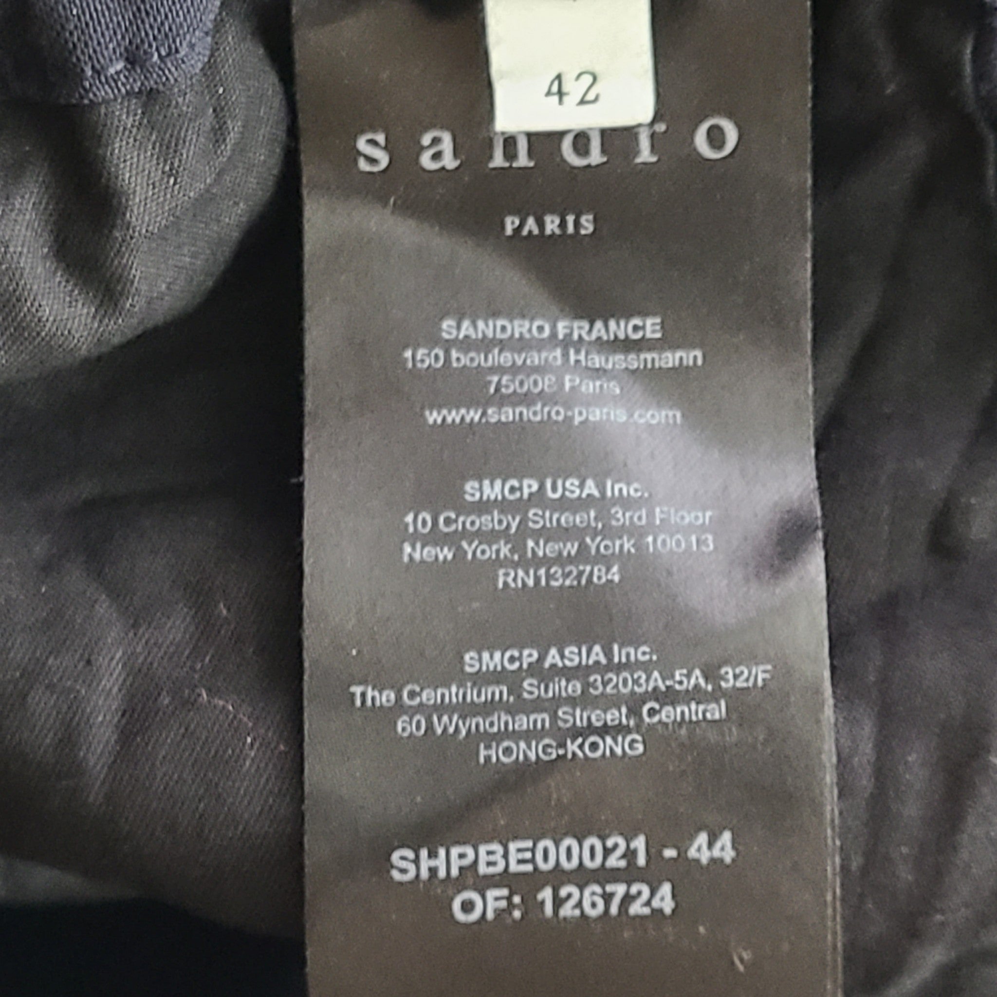 SANDRO Paris Men's Alpha Wool Blend Slim Fit Drawstring Shorts In Blue Sz 42 / L