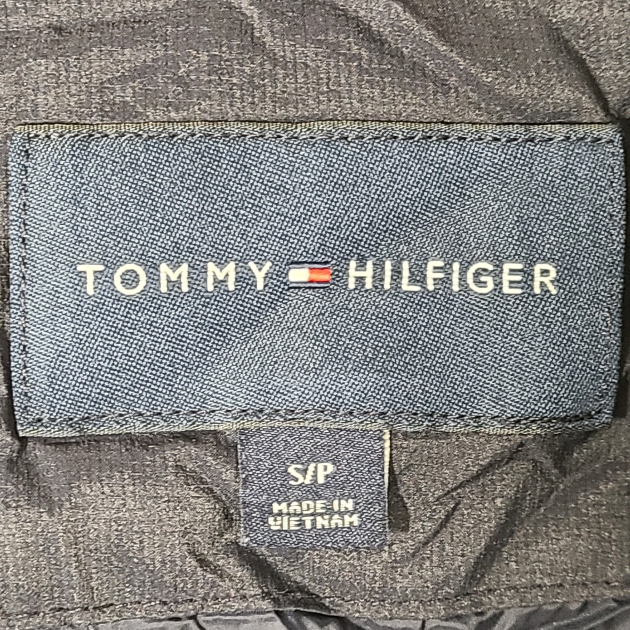 Tommy Hilfiger Men's Warm Insulated Jacket Water Resistant Hooded Navy Blue S