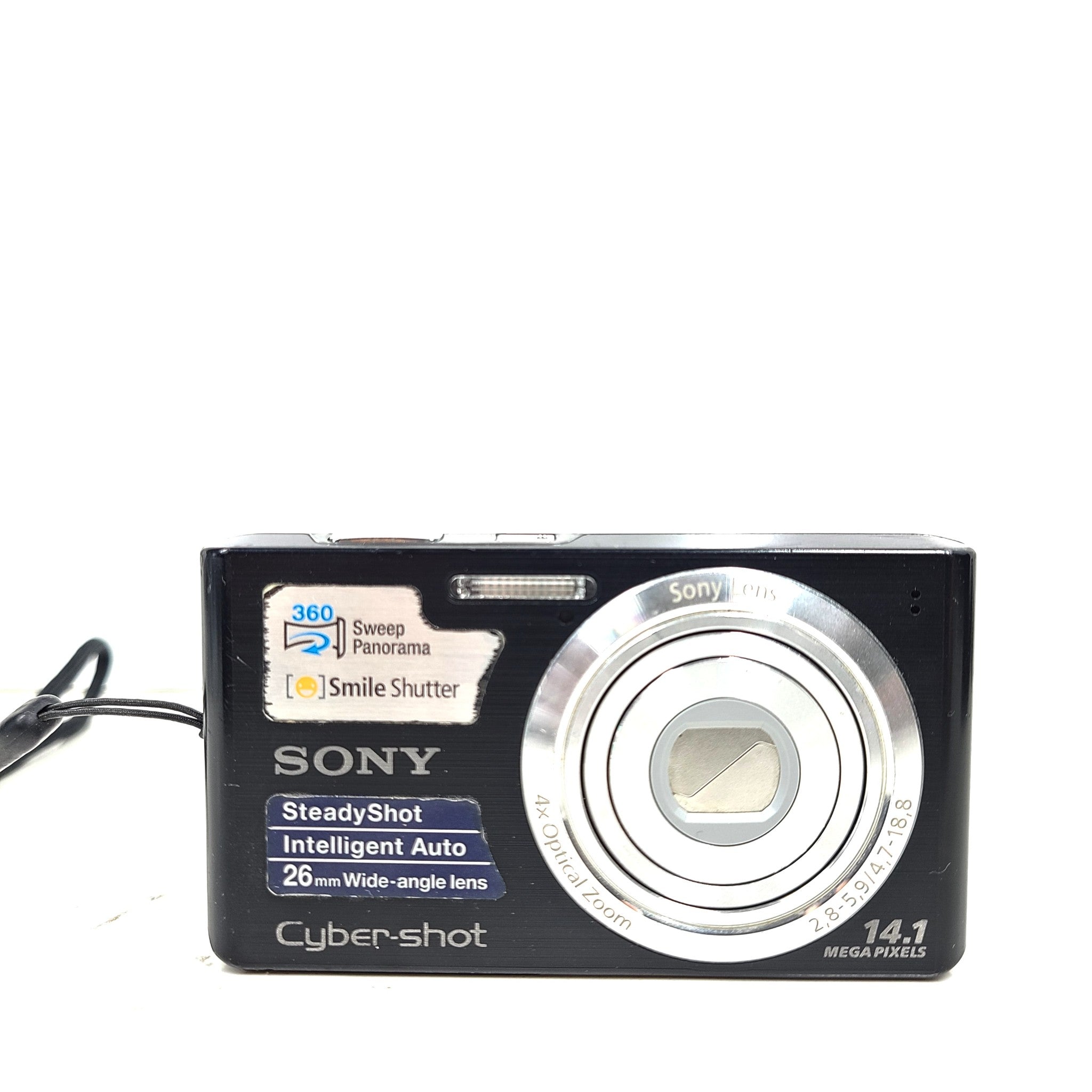 Sony Cyber-shot DSC-W610 14.1MP Digital Camera - Black + Charger + 8GB + Case