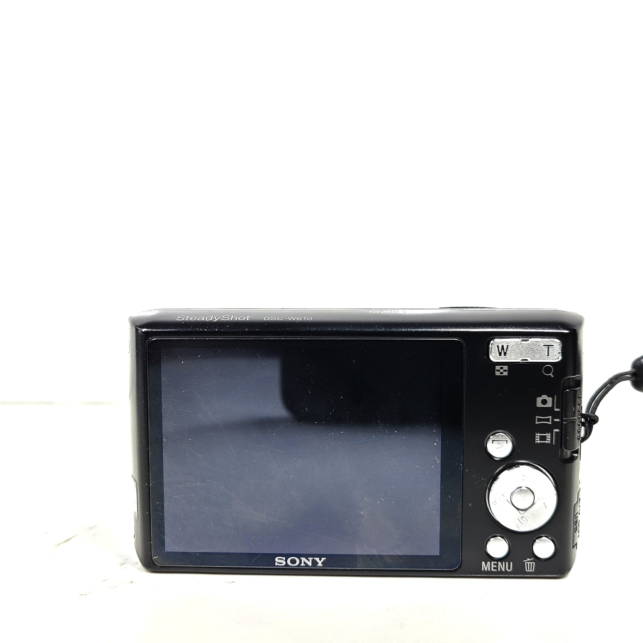 Sony Cyber-shot DSC-W610 14.1MP Digital Camera - Black + Charger + 8GB + Case