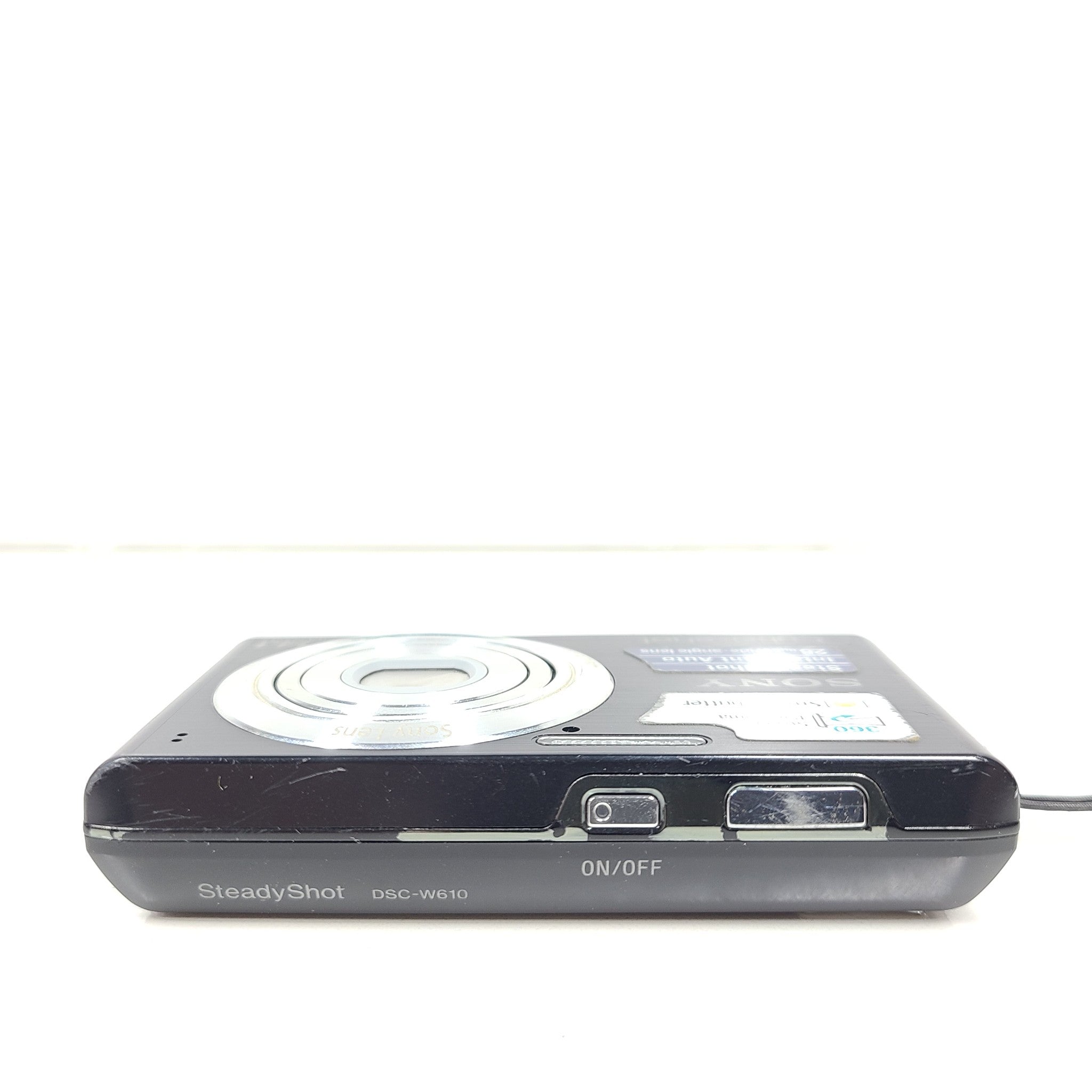 Sony Cyber-shot DSC-W610 14.1MP Digital Camera - Black + Charger + 8GB + Case