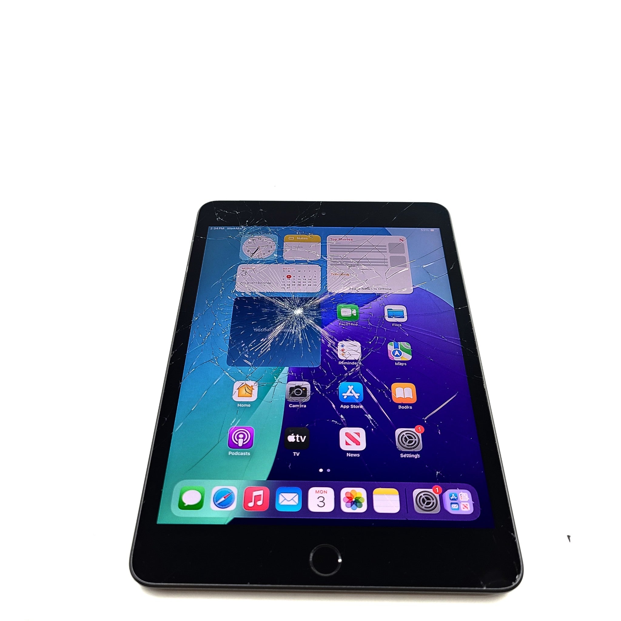 Apple iPad Mini 5 5th Generation 64GB Wi-Fi+4G (Unlocked) A2124 - Space Gray X2