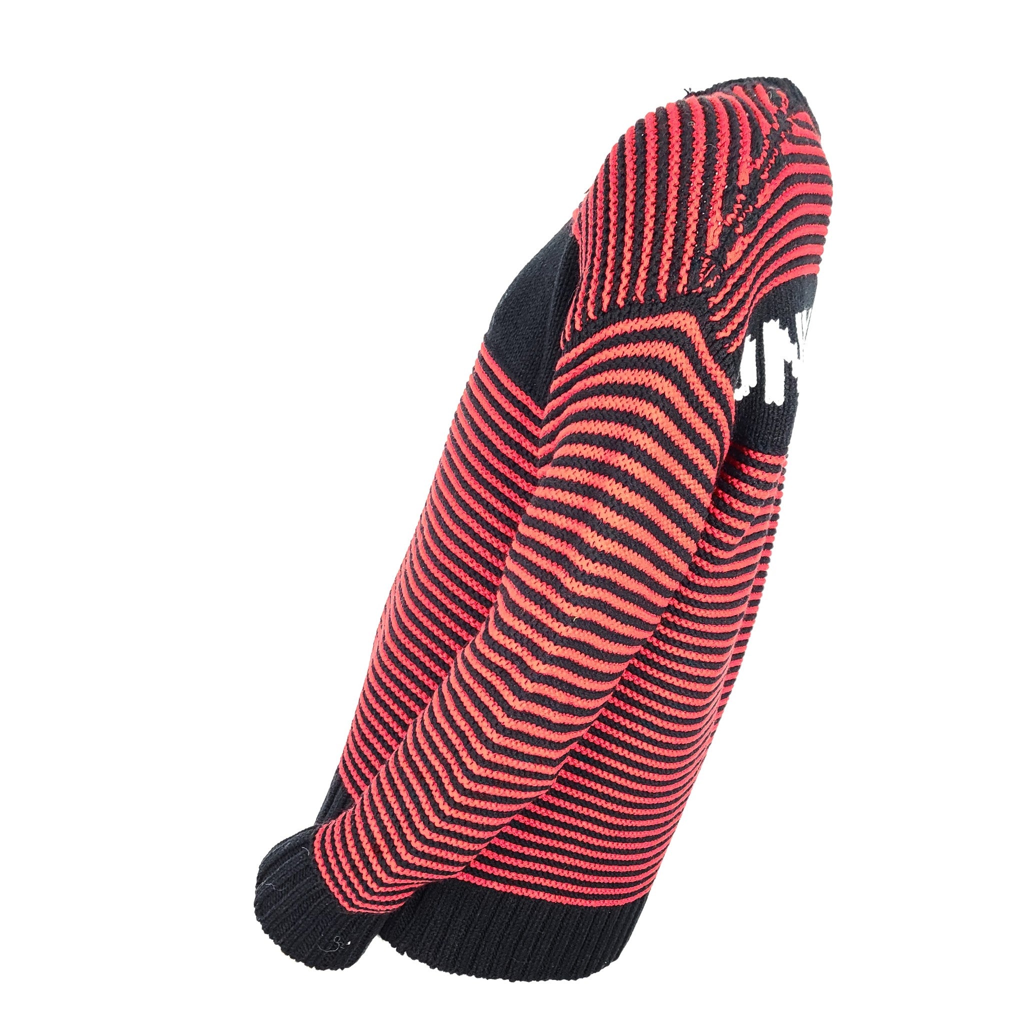 Diesel Men's K-Ballis Knit Sweater Striped Formula Red Black 'Only the Brave' S