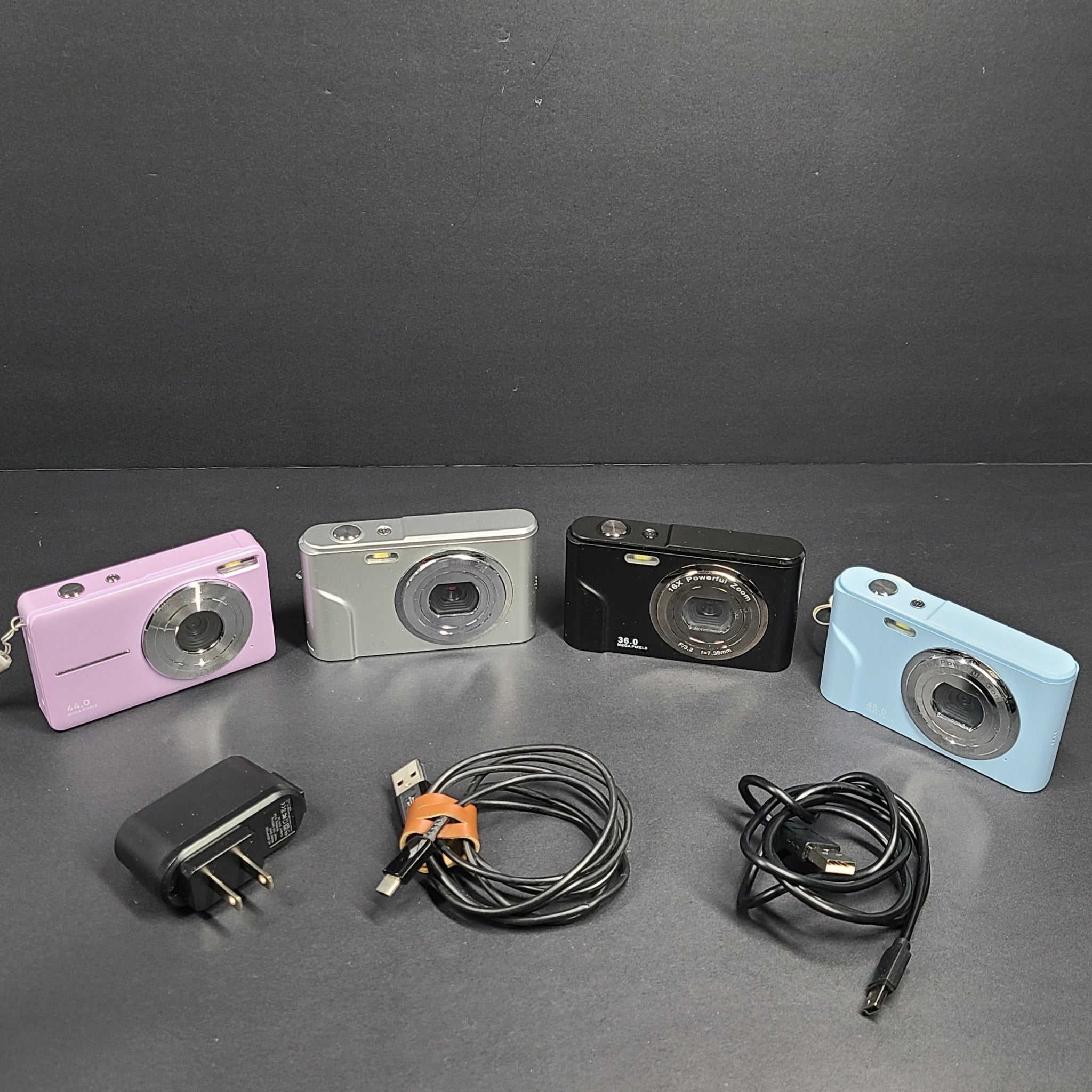 4 x Bundle DC301/DC403 Digital Camera 36MP Compact Digital Camera 16x Zoom