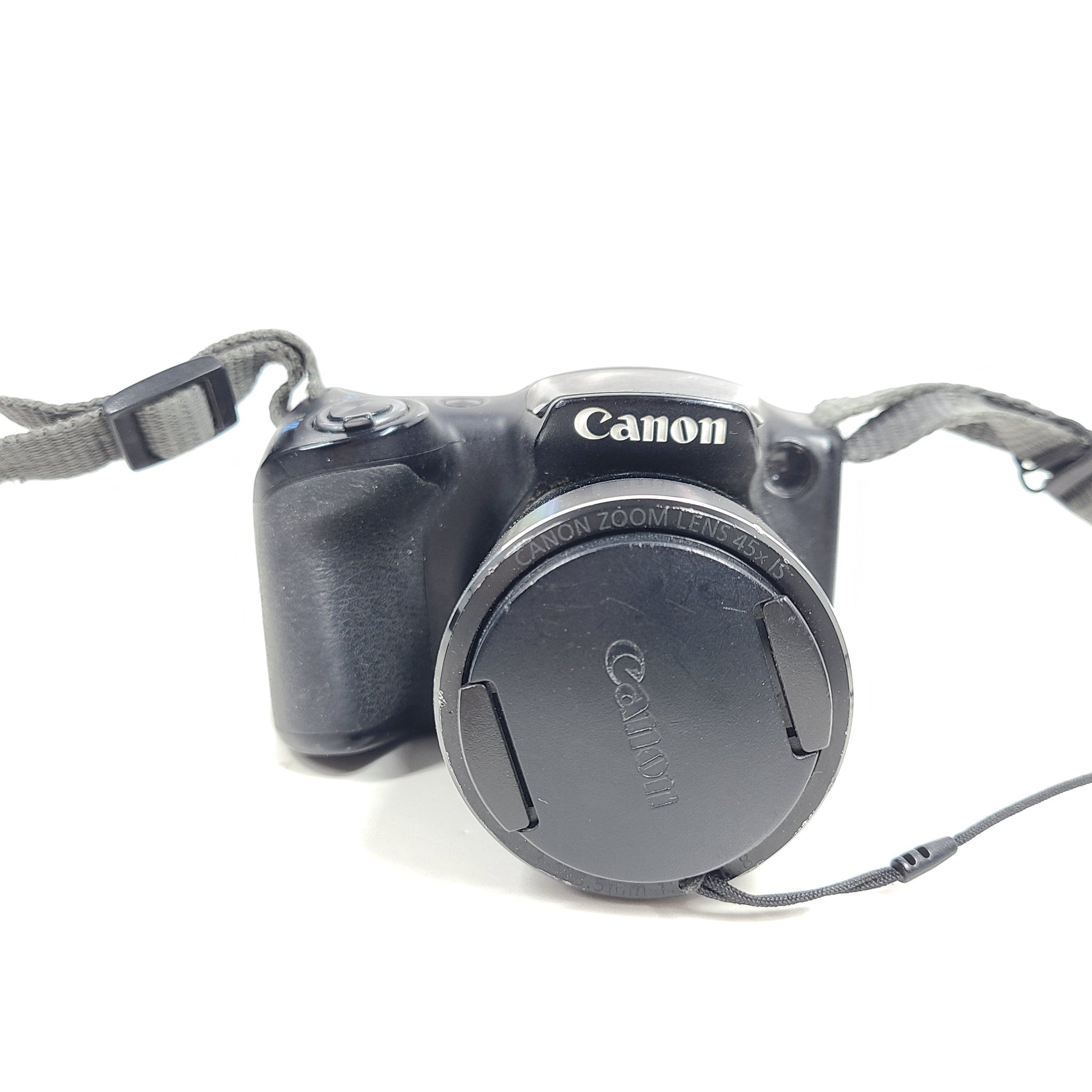 Canon PowerShot SX430 IS 20.0MP Digital Bridge Camera + 32GB + Case NO CHARGER