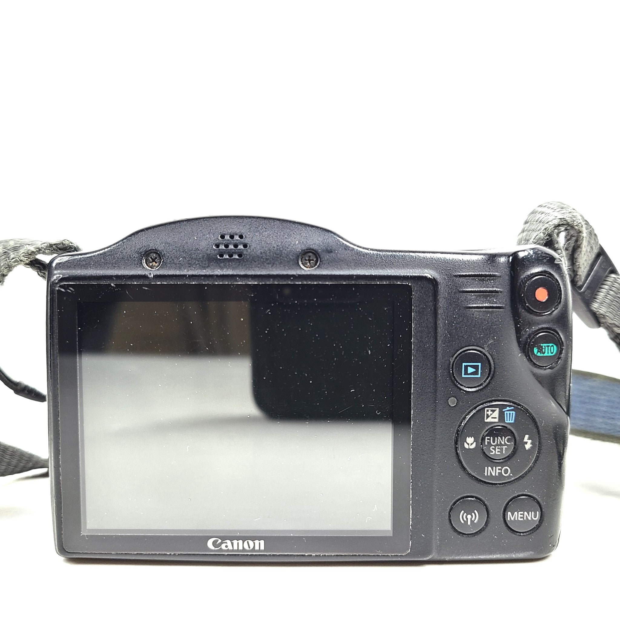 Canon PowerShot SX430 IS 20.0MP Digital Bridge Camera + 32GB + Case NO CHARGER