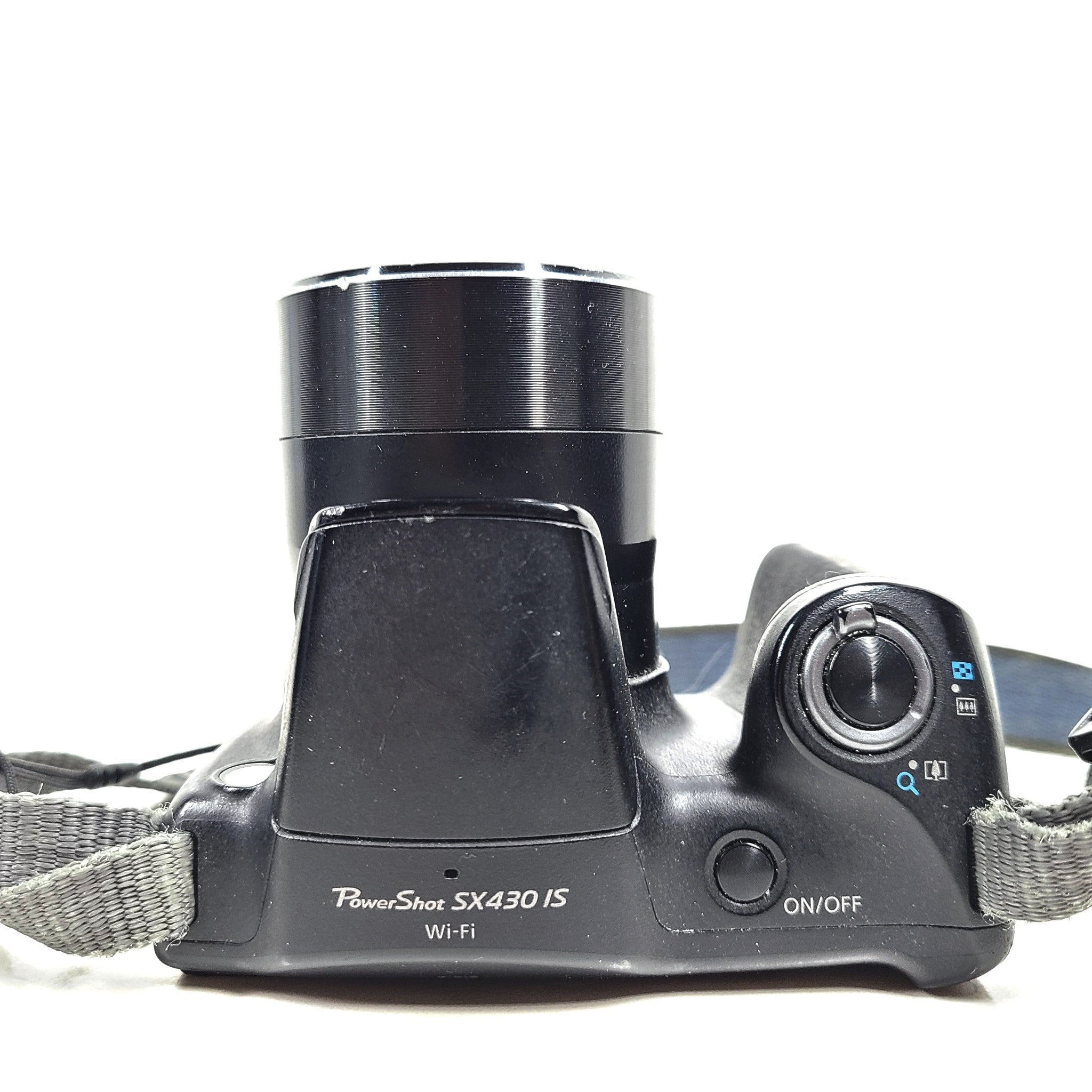 Canon PowerShot SX430 IS 20.0MP Digital Bridge Camera + 32GB + Case NO CHARGER