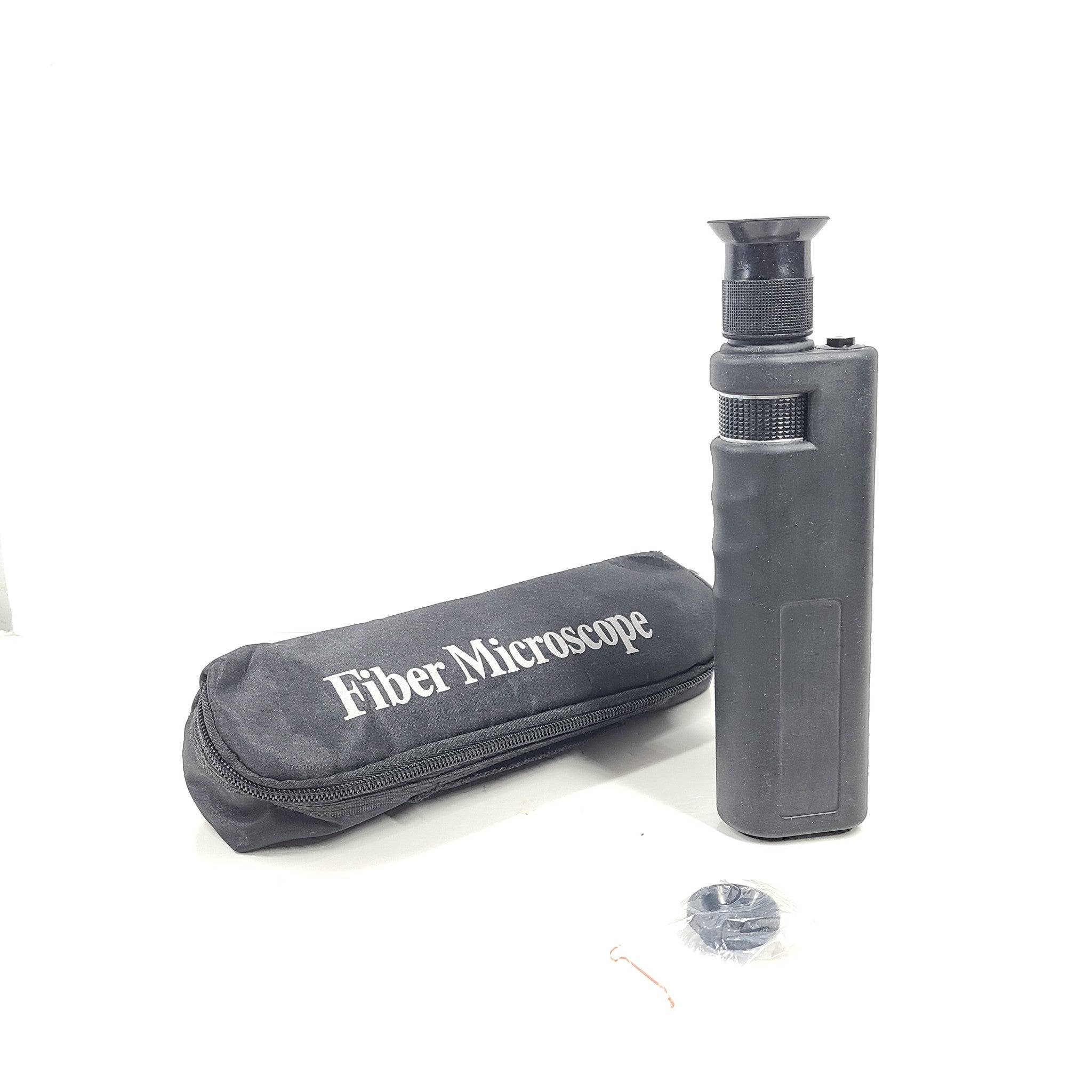 Tekcoplus 400x Handheld Fiber Optical Microscope for Coaxial Inspection - Black