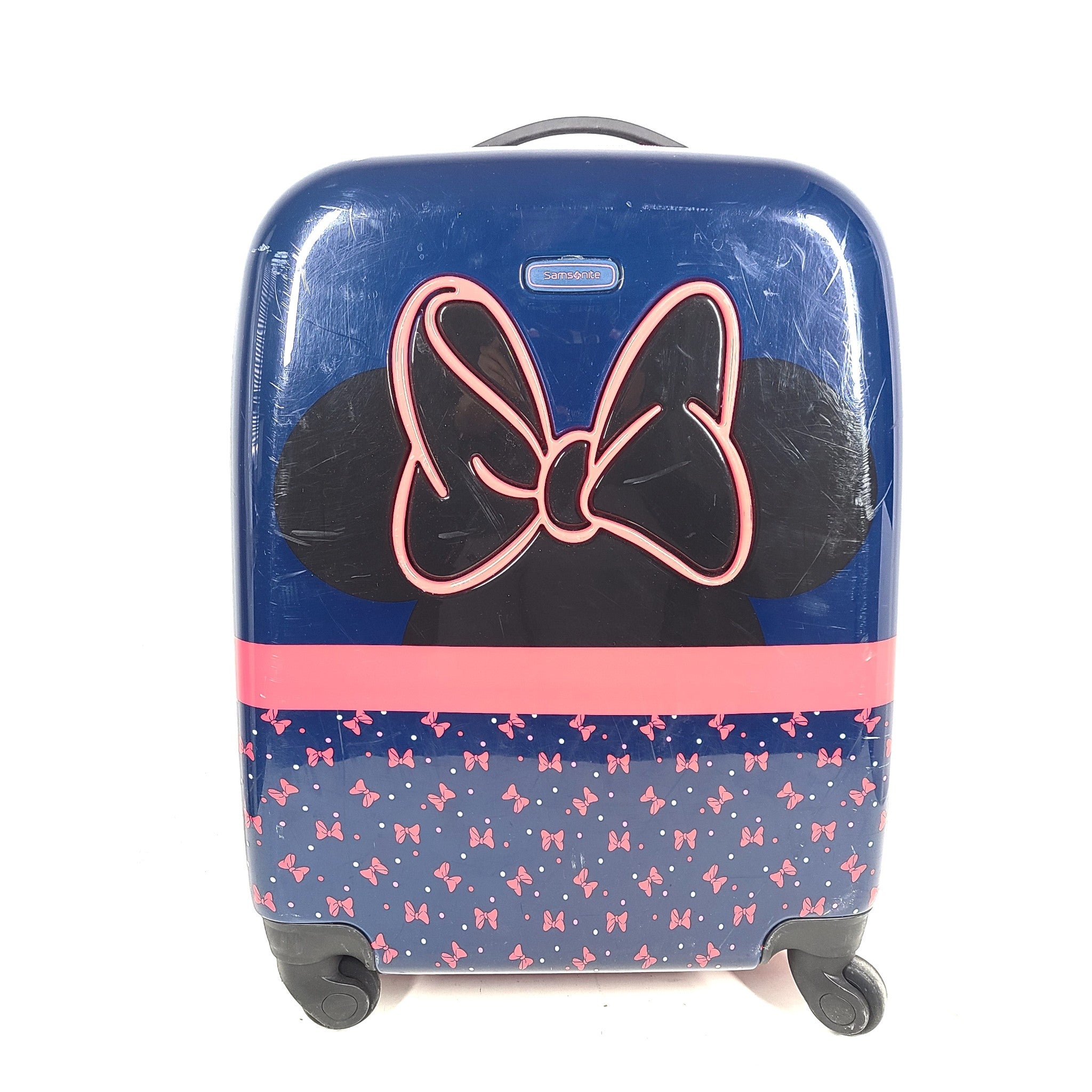 Samsonite Disney Minnie Mouse 21" Spinner Luggage Carry On Light Hardshell