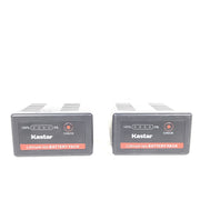 2x Kastar Battery Pack Replacement for Panasonic VW-VBG6 Pro 7.2V 6800mAh- Black