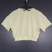 Lululemon Women's Softstreme Gathered T-Shirt Cropped Dewy Sage Green Sz 4