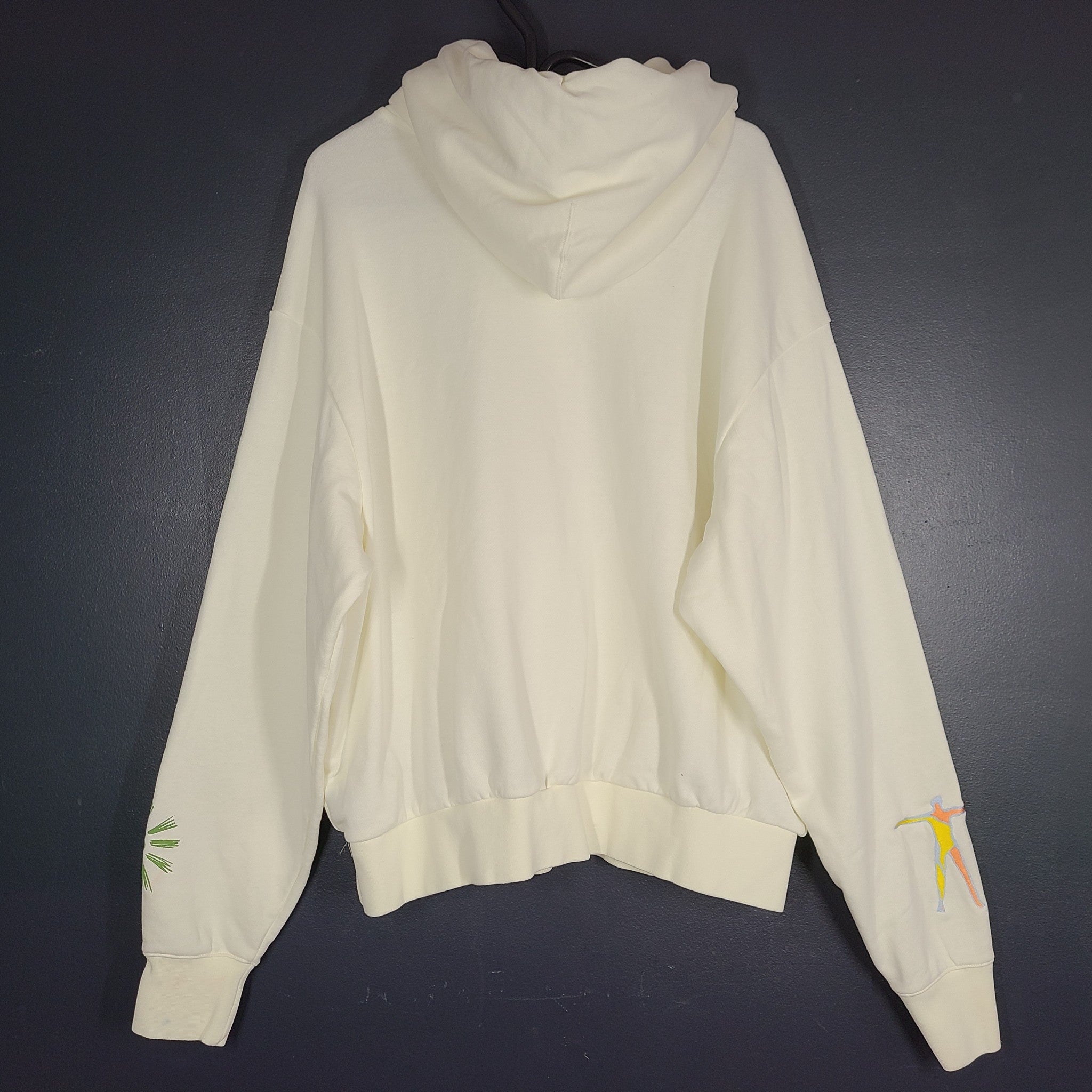 Adidas Originals Unisex Love Unites Hoodie H43970 Stretch Soft Ivory White Sz XL