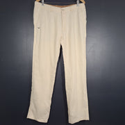 Giorgio Armani Men's Hemp Pants Trousers Breathable Made in Italy Beige Sz 36
