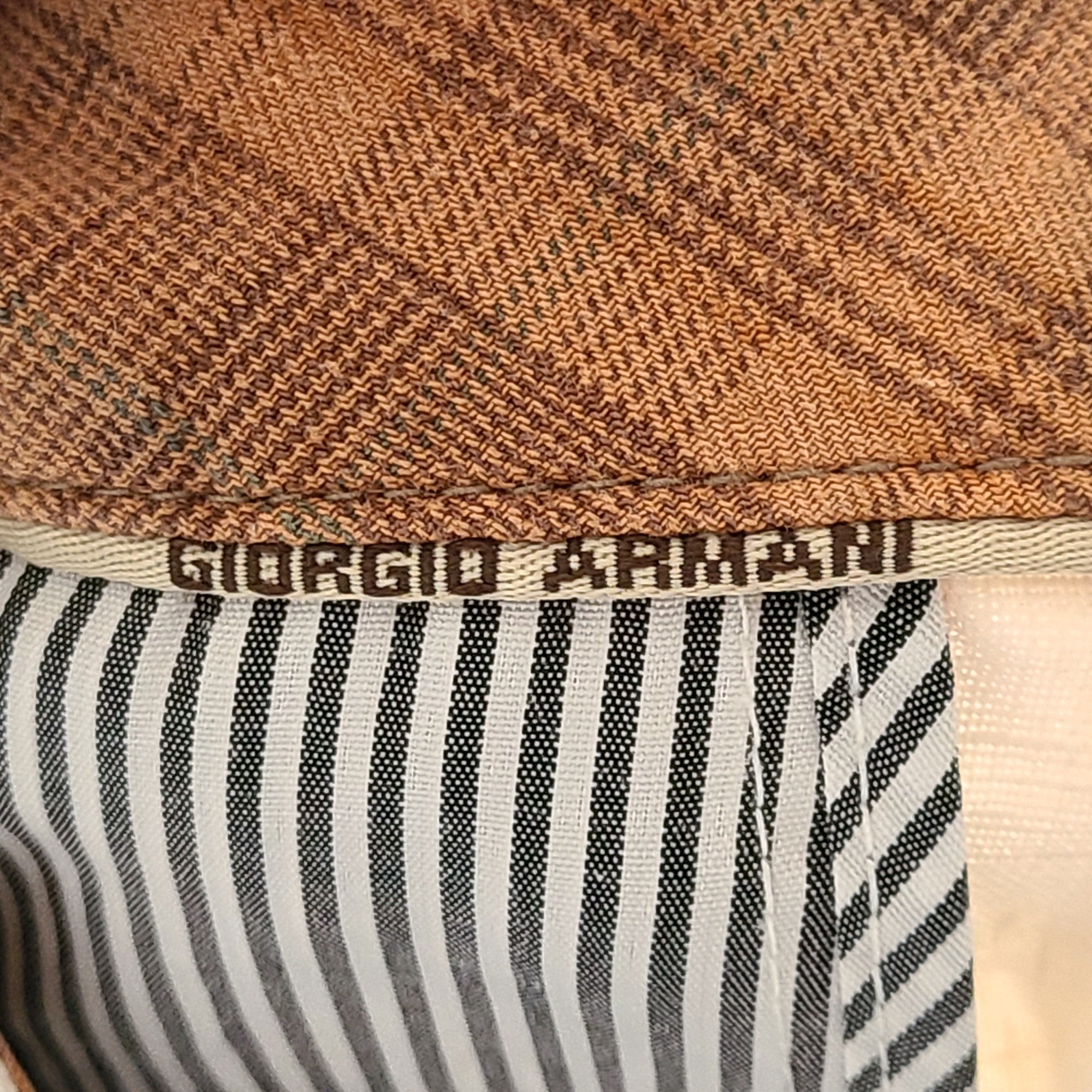 Giorgio Armani Men's Hemp Pants Trousers Breathable Made in Italy Beige Sz 36