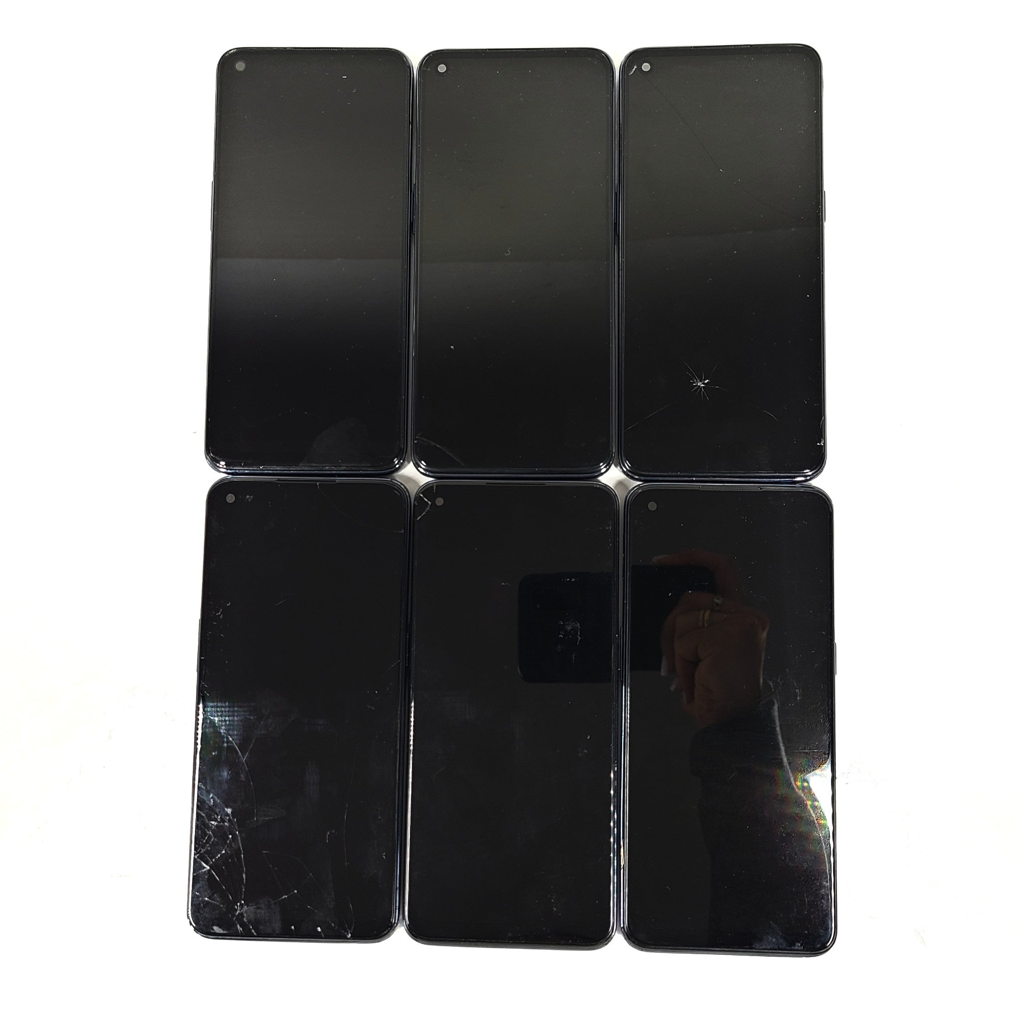 OnePlus Nord N10 (BLP815) bundle of 6 Smartphones -  For Parts