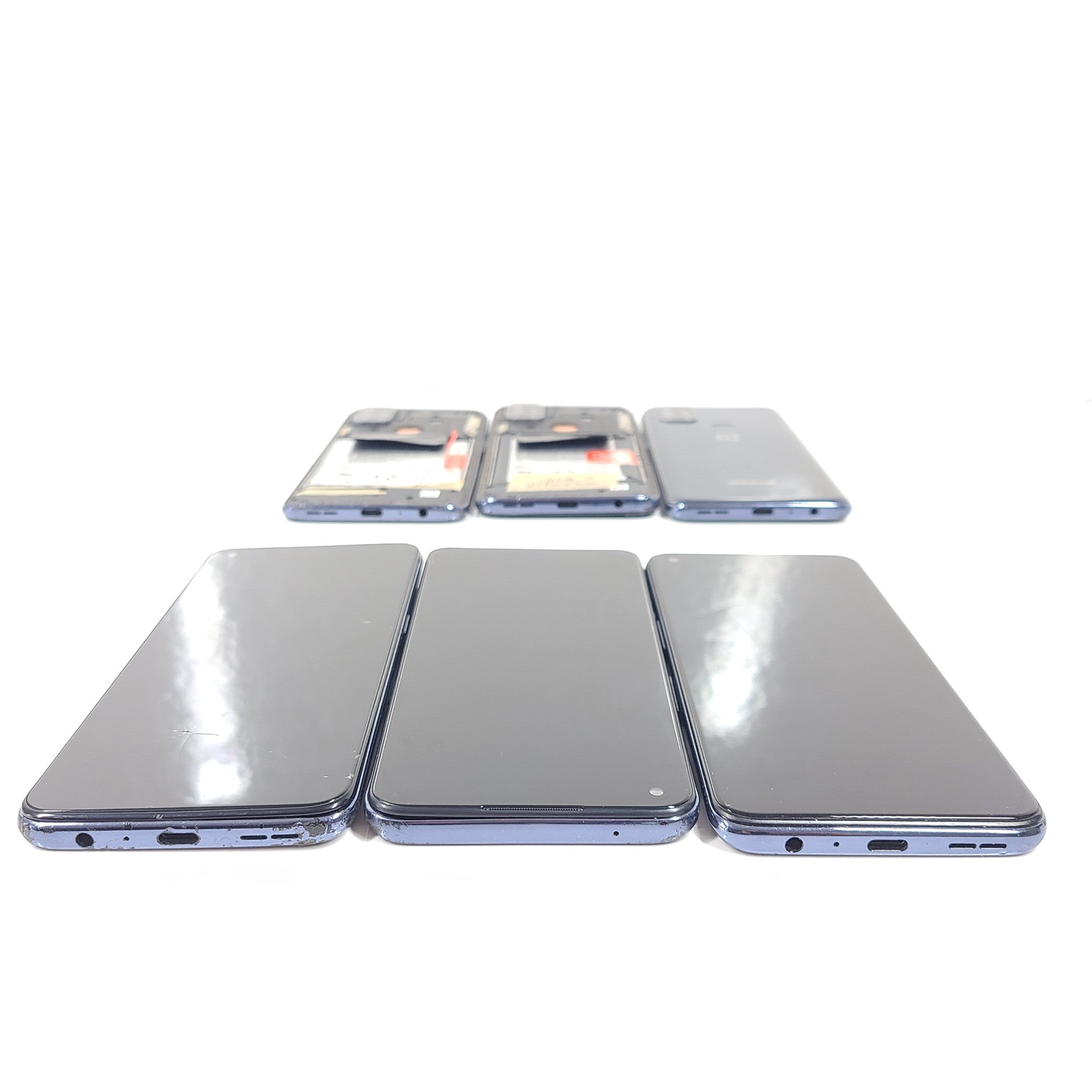 OnePlus Nord N10 (BLP815) bundle of 6 Smartphones -  For Parts