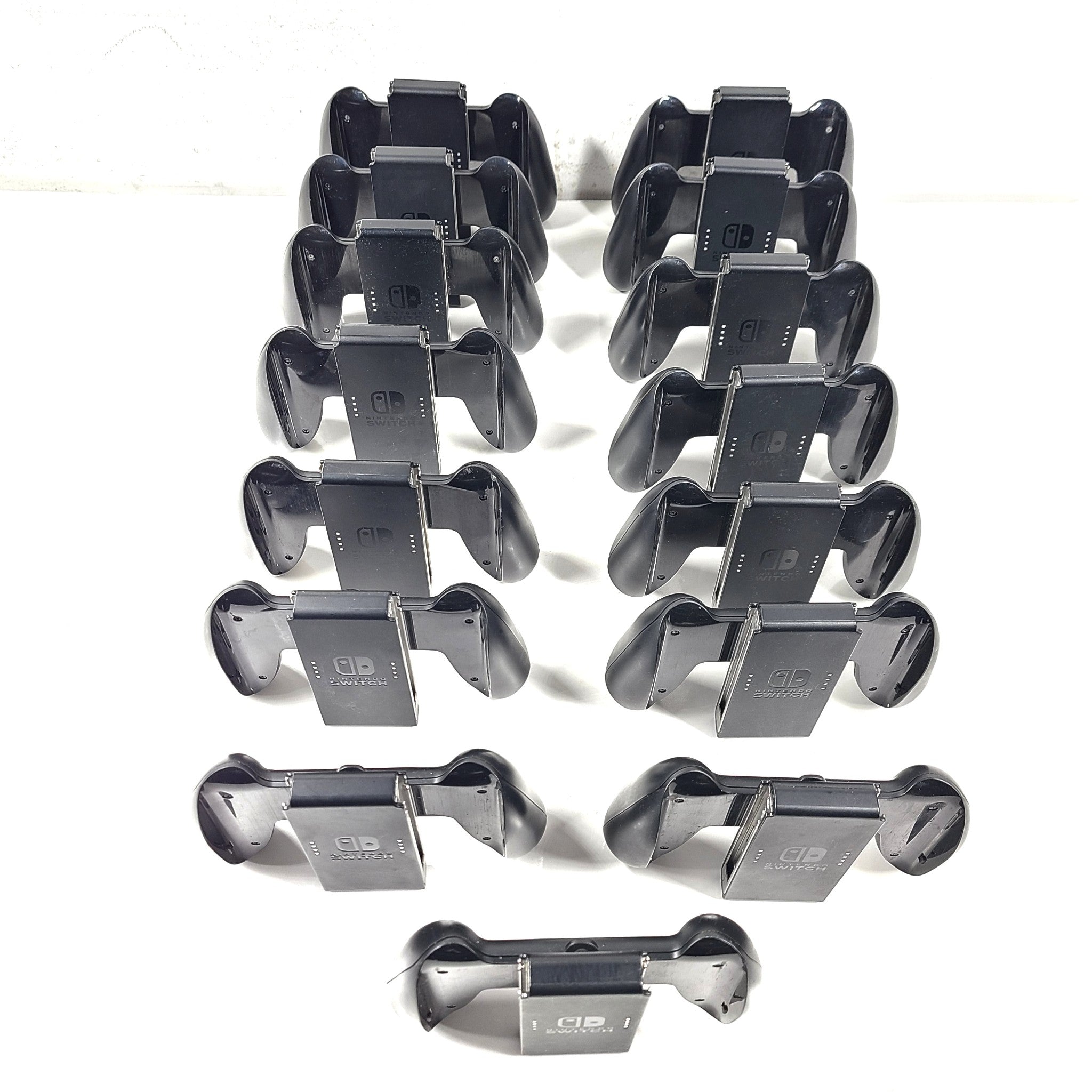Original OEM Nintendo Switch Joy-Con Grip - black HAC-011 bundle of 15