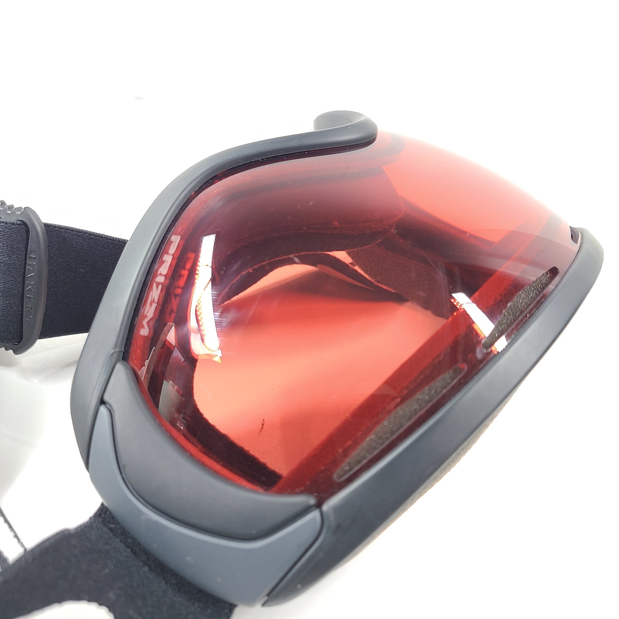 Oakley Canopy Ski Mask Snowboard Goggles Prizm Rose Lens Matte Black
