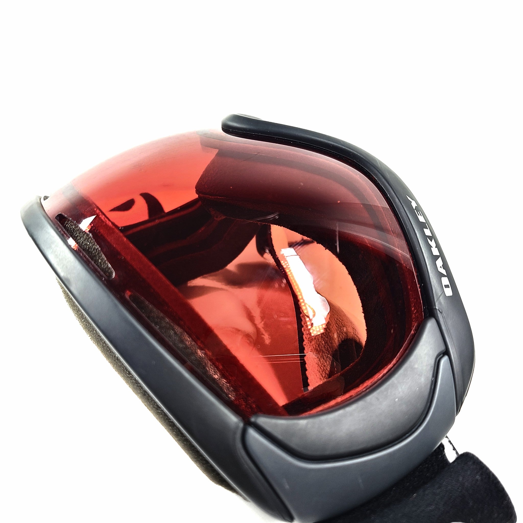 Oakley Canopy Ski Mask Snowboard Goggles Prizm Rose Lens Matte Black