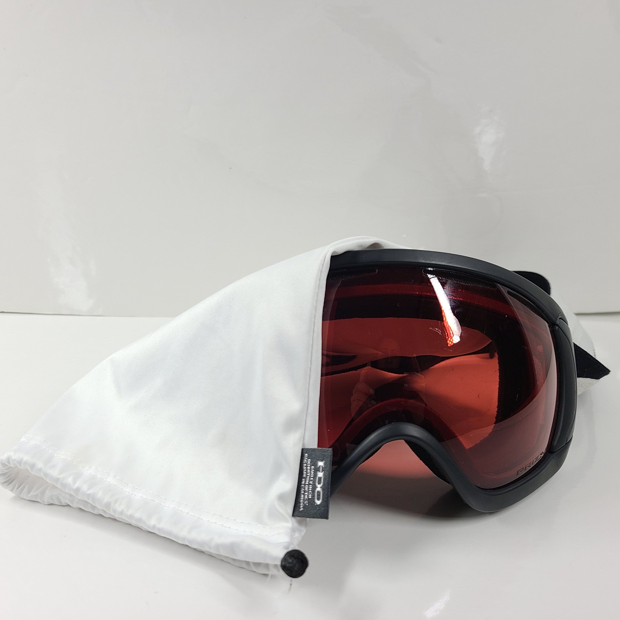 Oakley Canopy Ski Mask Snowboard Goggles Prizm Rose Lens Matte Black