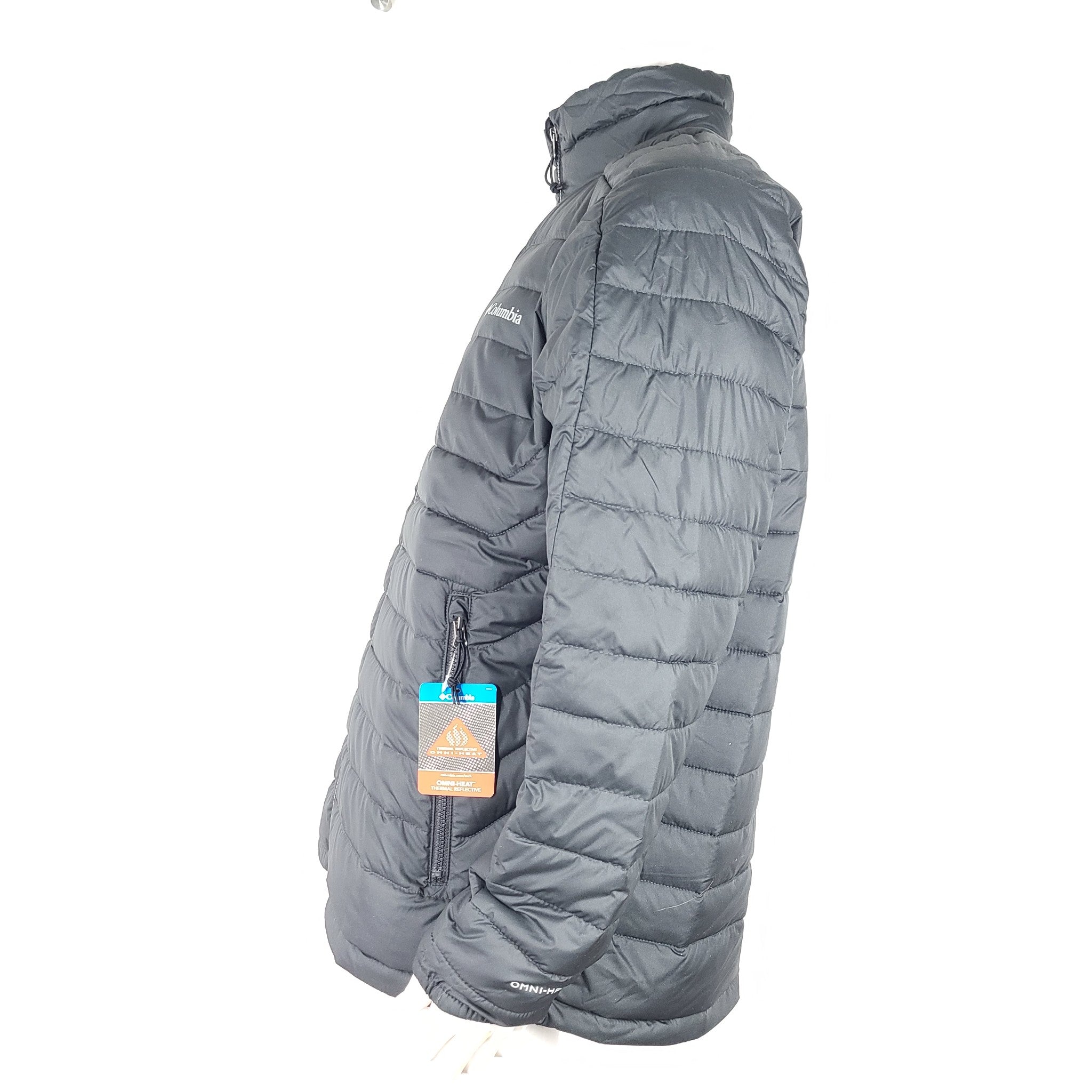 Columbia Men's White Out II Omni Heat Insulated Jacket Black Sz L NWT