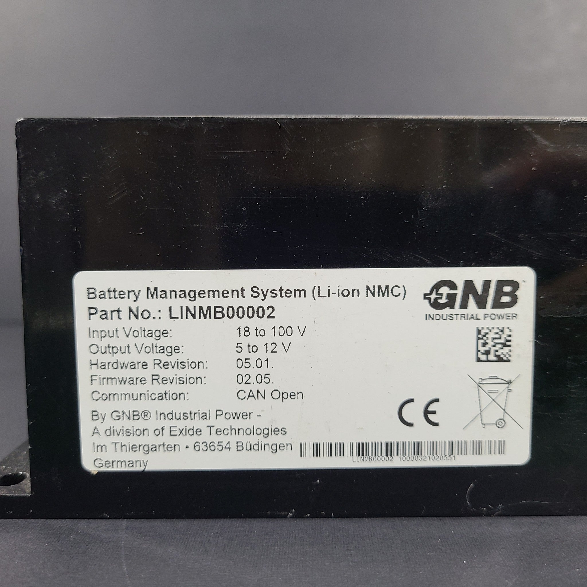 GNB Industrial Power Battery Management System LINMB00002