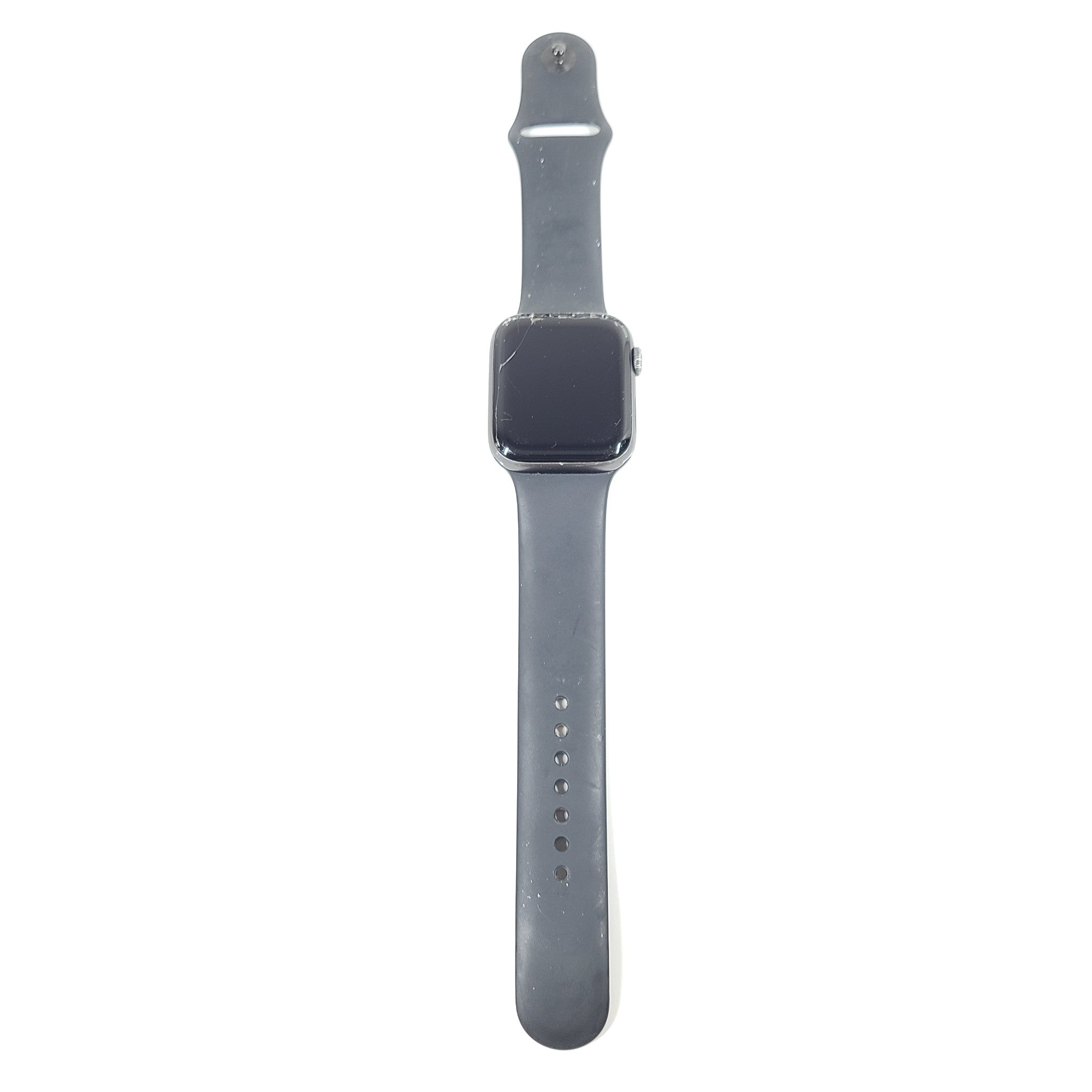 Apple Watch Series 5 44MM A2093 GPS only Aluminum Ceramic Gray + M/L Band READ