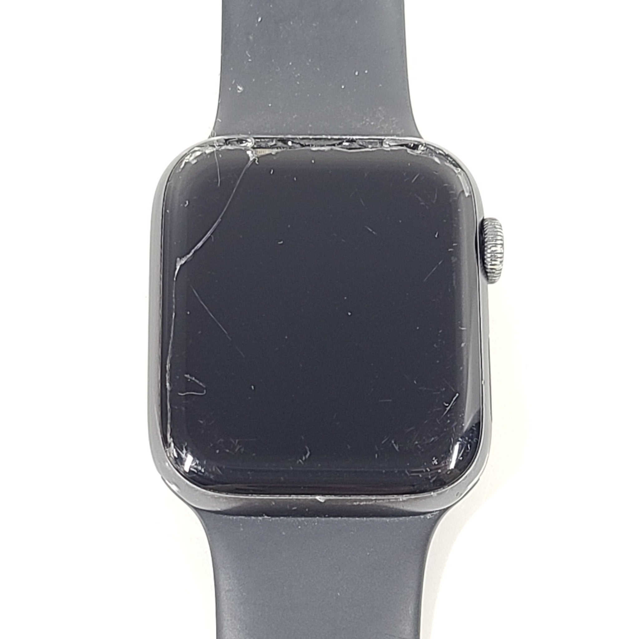Apple Watch Series 5 44MM A2093 GPS only Aluminum Ceramic Gray + M/L Band READ