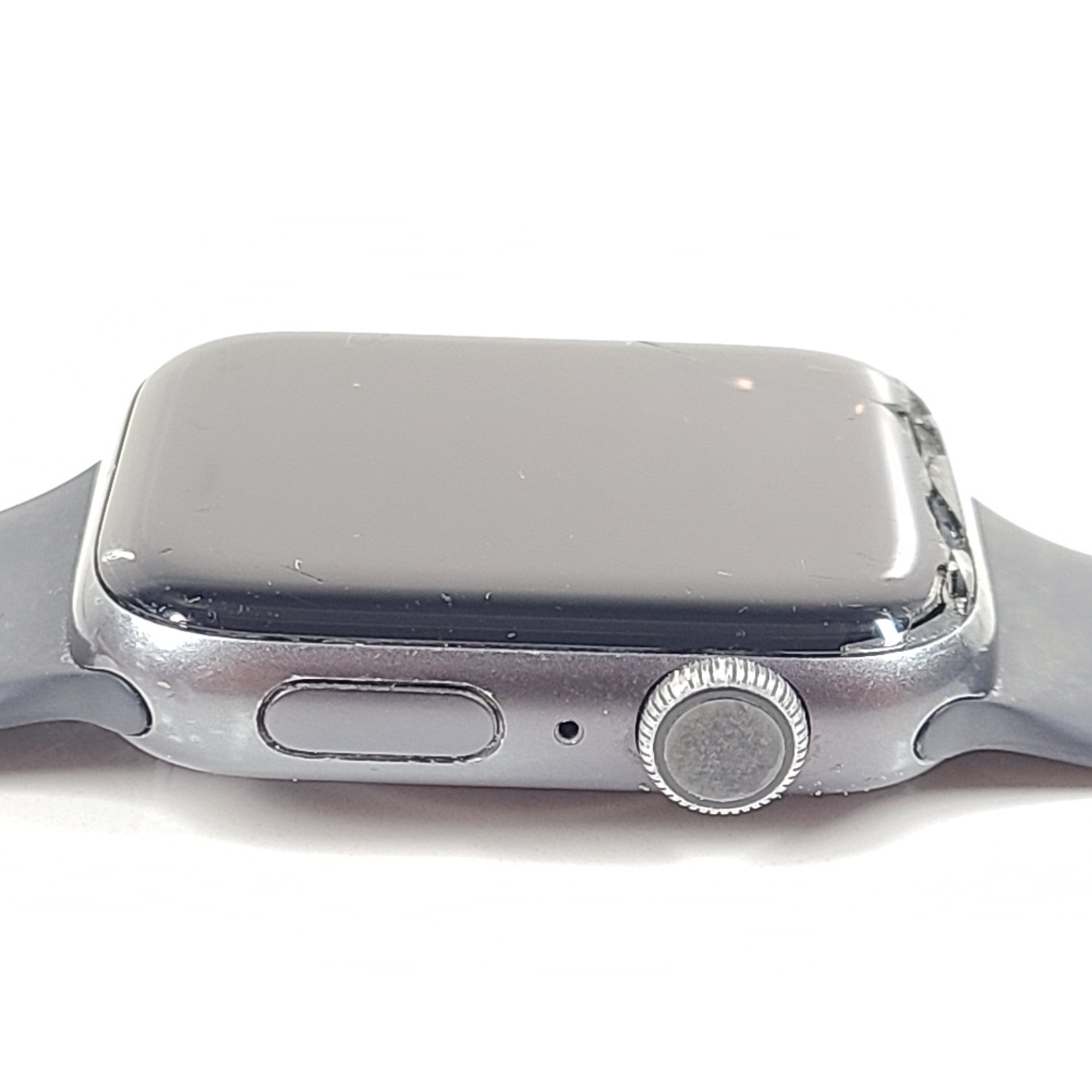 Apple Watch Series 5 44MM A2093 GPS only Aluminum Ceramic Gray + M/L Band READ