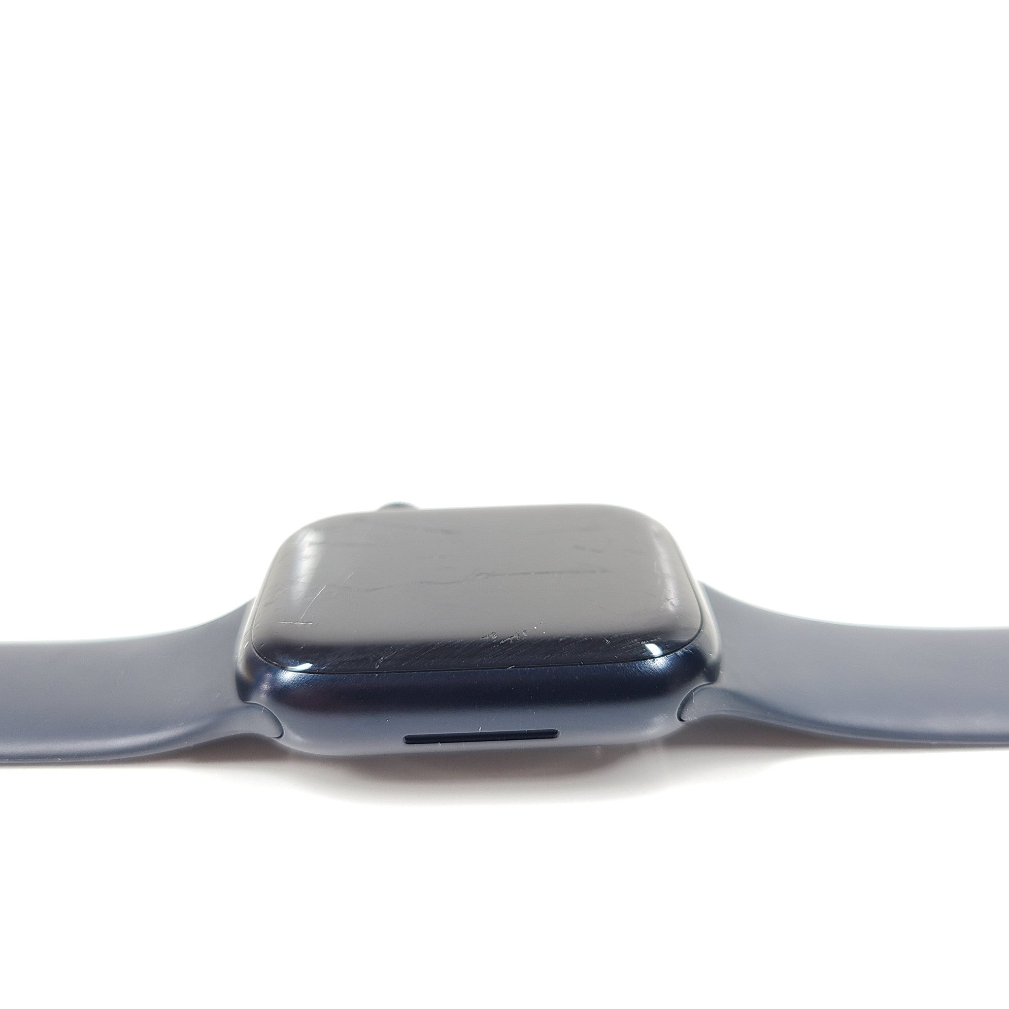 Apple Watch Series 7 41MM A2473 Aluminum Ceramic Case GPS only + Black M/L Band