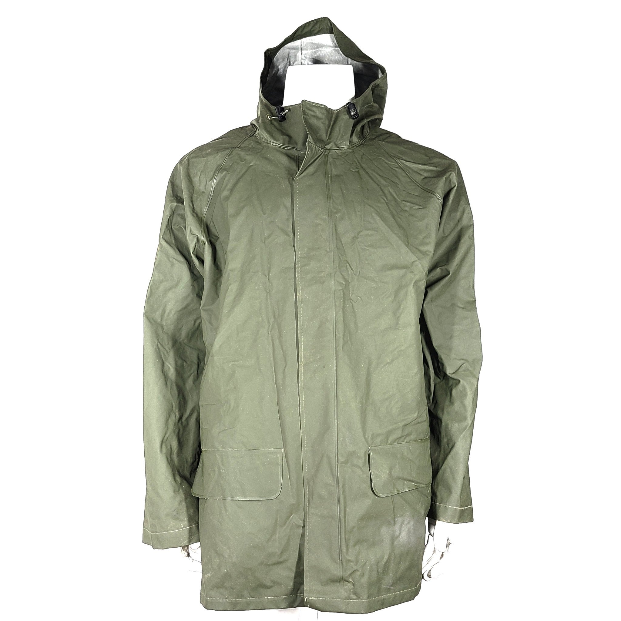 Helly Hansen Workwear Mandel Rain Jacket 70129 Waterproof Army Green Sz XL