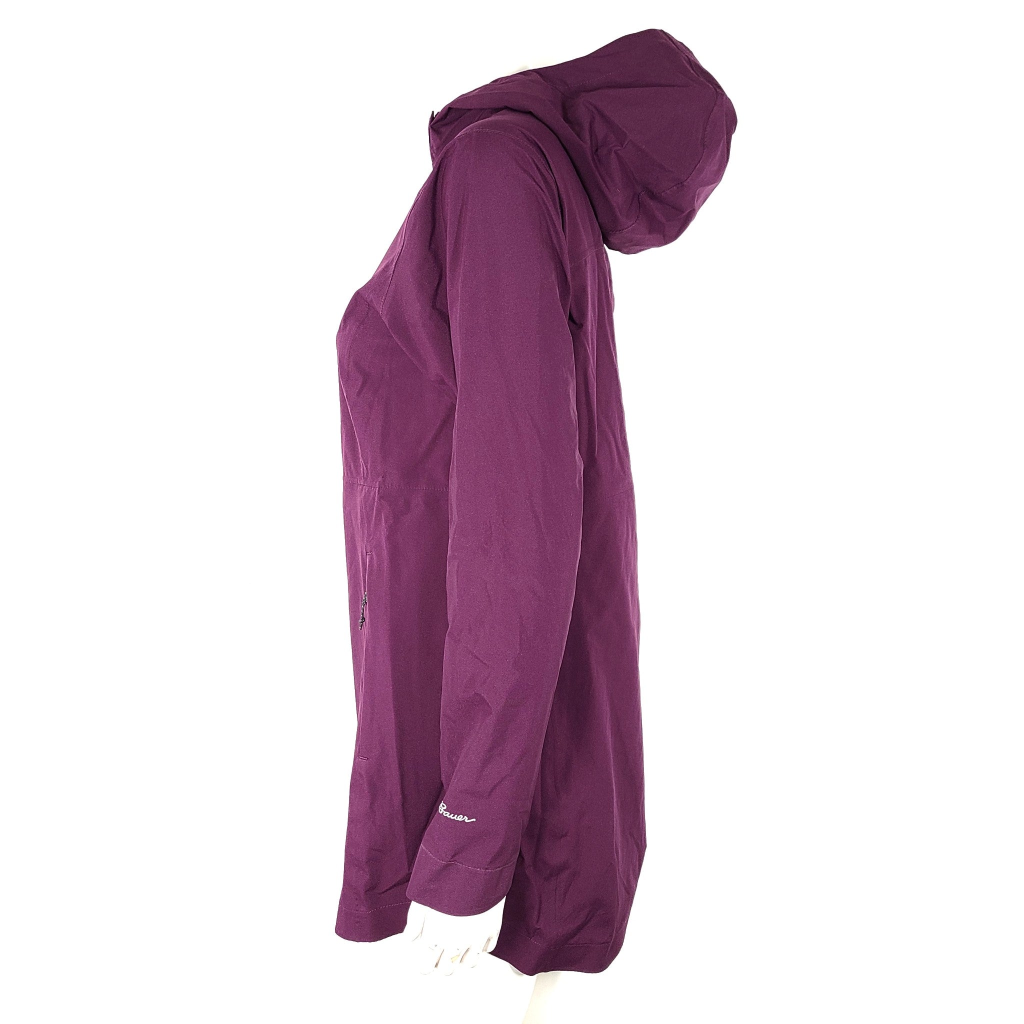 Eddie Bauer Women's Rain Jacket Hooded Coat Windproof Breathable Purple Sz XS