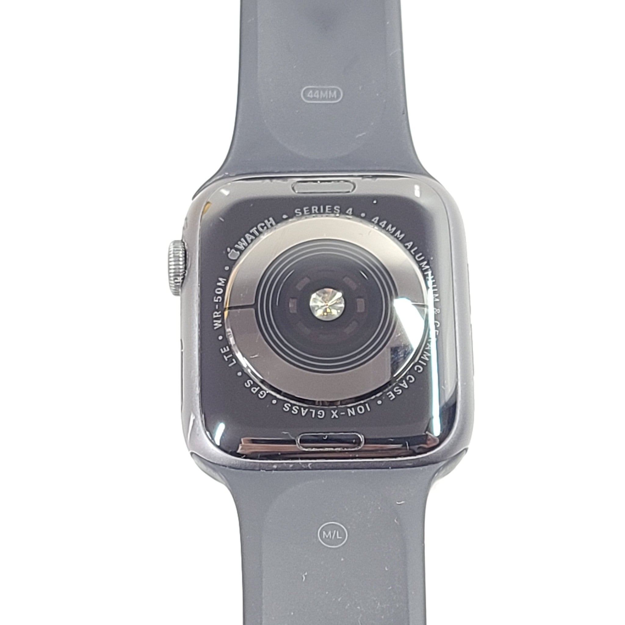 Apple Watch Series 4 44MM A1977 Aluminum Ceramic Case GPS LTE w/ S/M Band READ!!