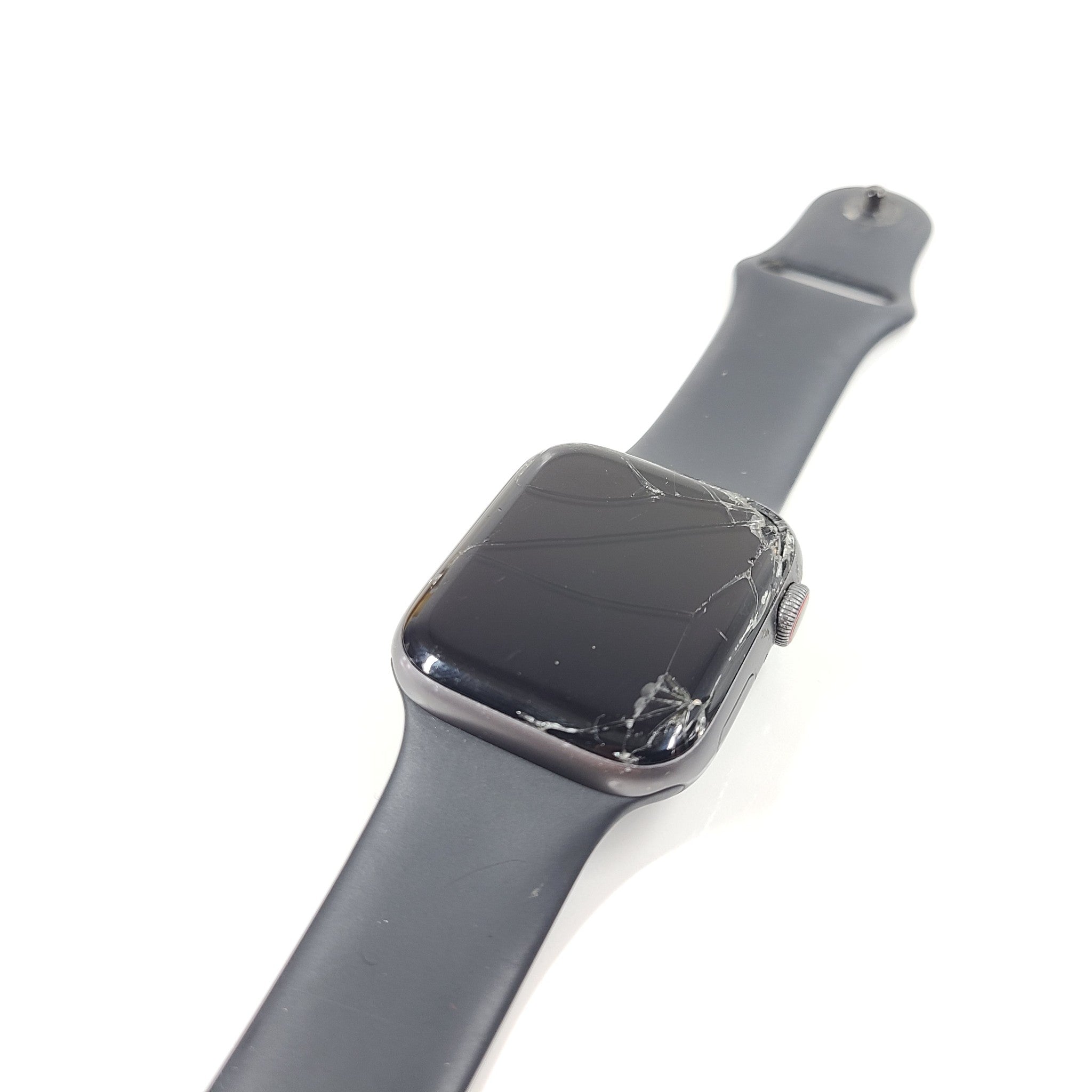 Apple Watch Series 4 44MM A1977 Aluminum Ceramic Case GPS LTE w/ S/M Band READ!!