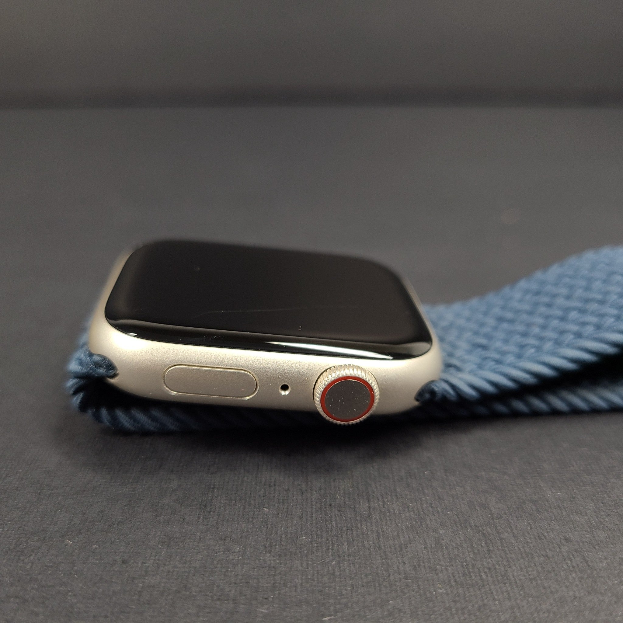 Apple Watch Series 7 45MM A2477 Aluminum & Ceramic Case GPS & LTE S/M Band