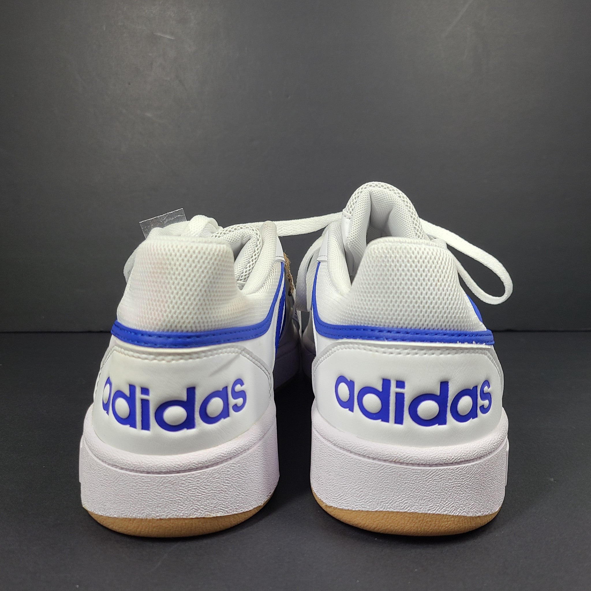 Adidas Men's Hoops 3.0 Low Classic Vintage Shoes Sneakers GY5435 White Blue 10
