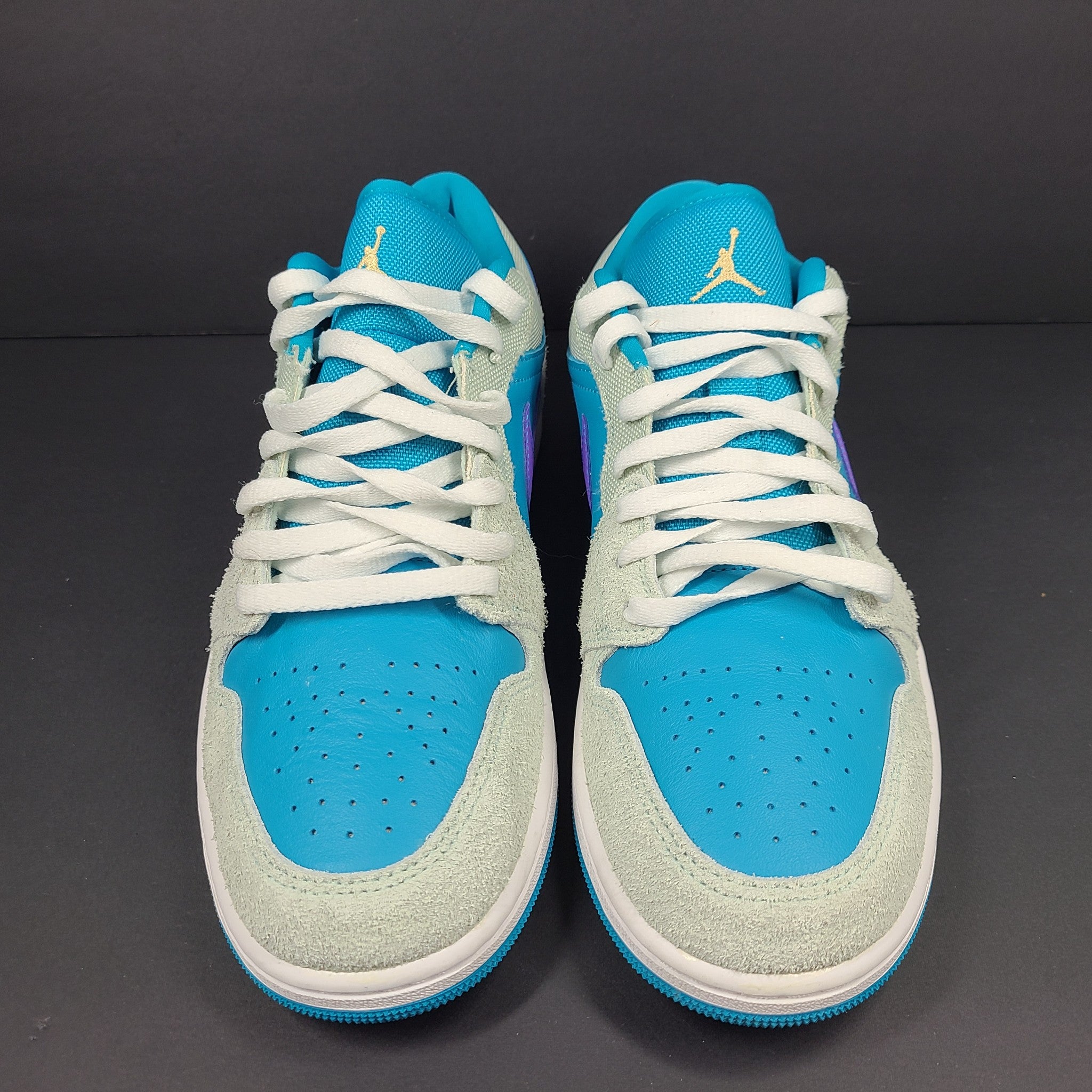 Nike Air Jordan 1 Low SE 'Aquatone' (Blue) Sneakers Shoes DX4334-300 Sz 10