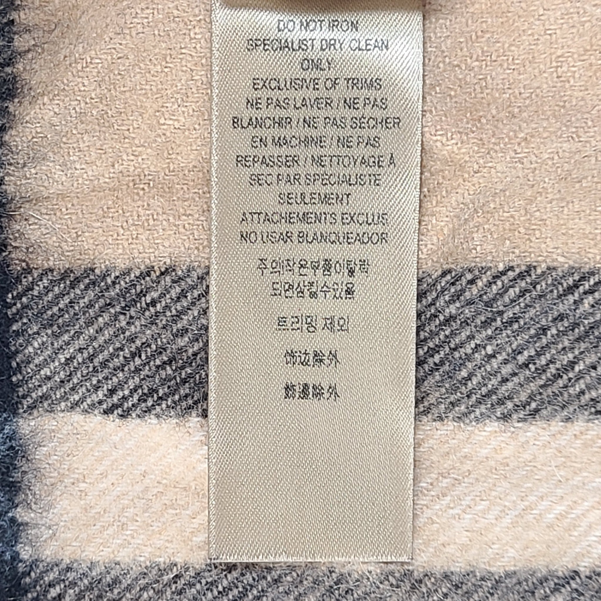 Burberry Cashmere Sequin Check Heart Fringe Scarf Camel Red