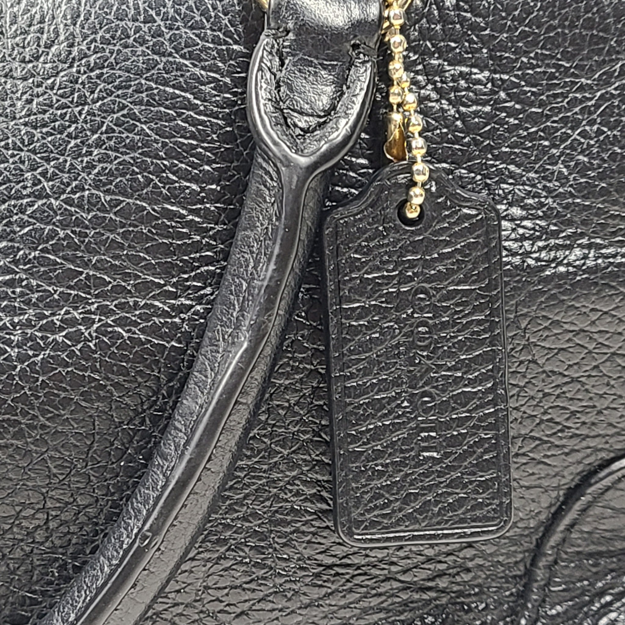 Coach Mercer Satchel Crossbody Strap Leather Handbag 37779 Black