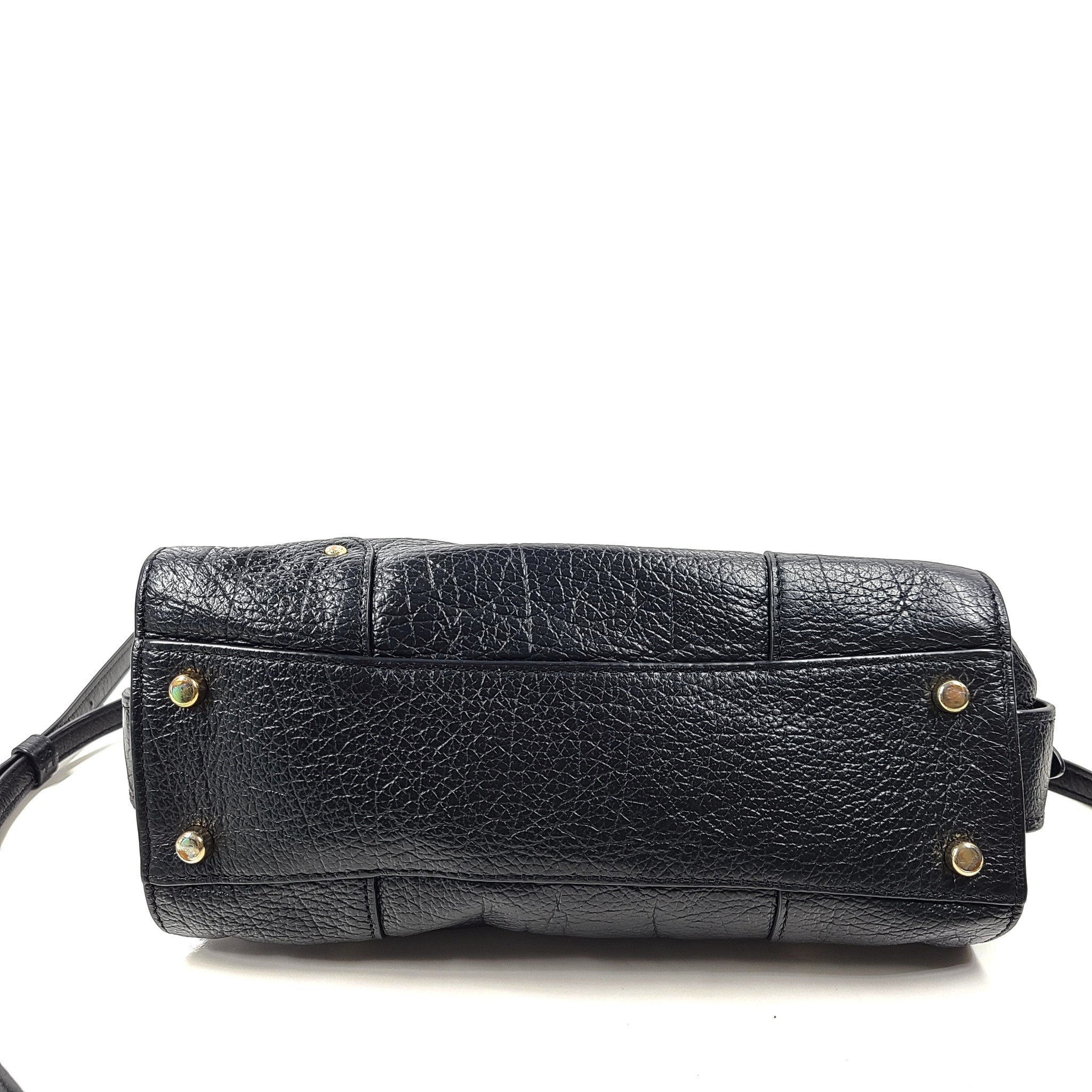 Coach Mercer Satchel Crossbody Strap Leather Handbag 37779 Black