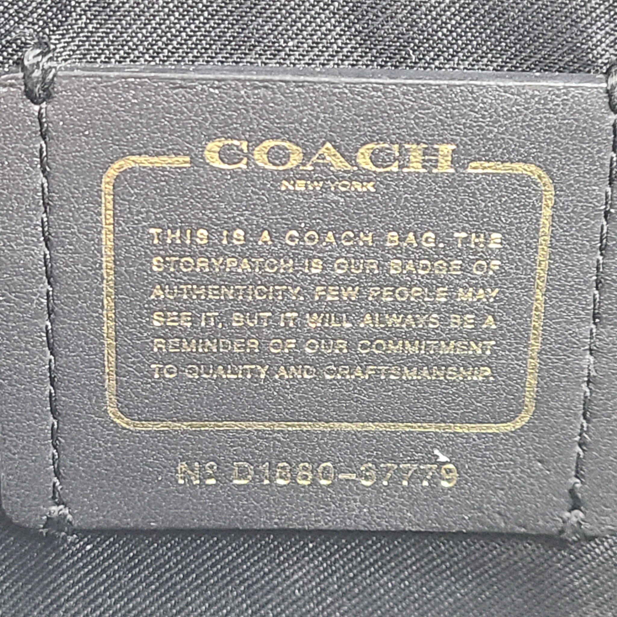 Coach Mercer Satchel Crossbody Strap Leather Handbag 37779 Black